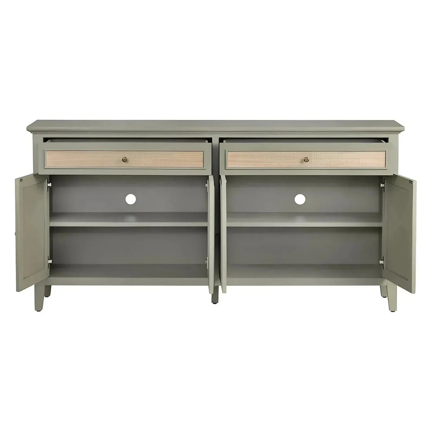 Pendleton Four-Door Sideboard - Green - Rustic