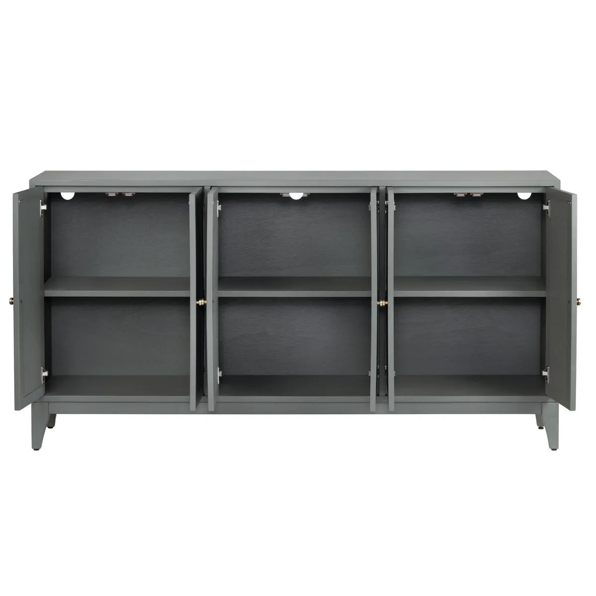 Quarrybrook Six-Door Sideboard - Green - Transitional