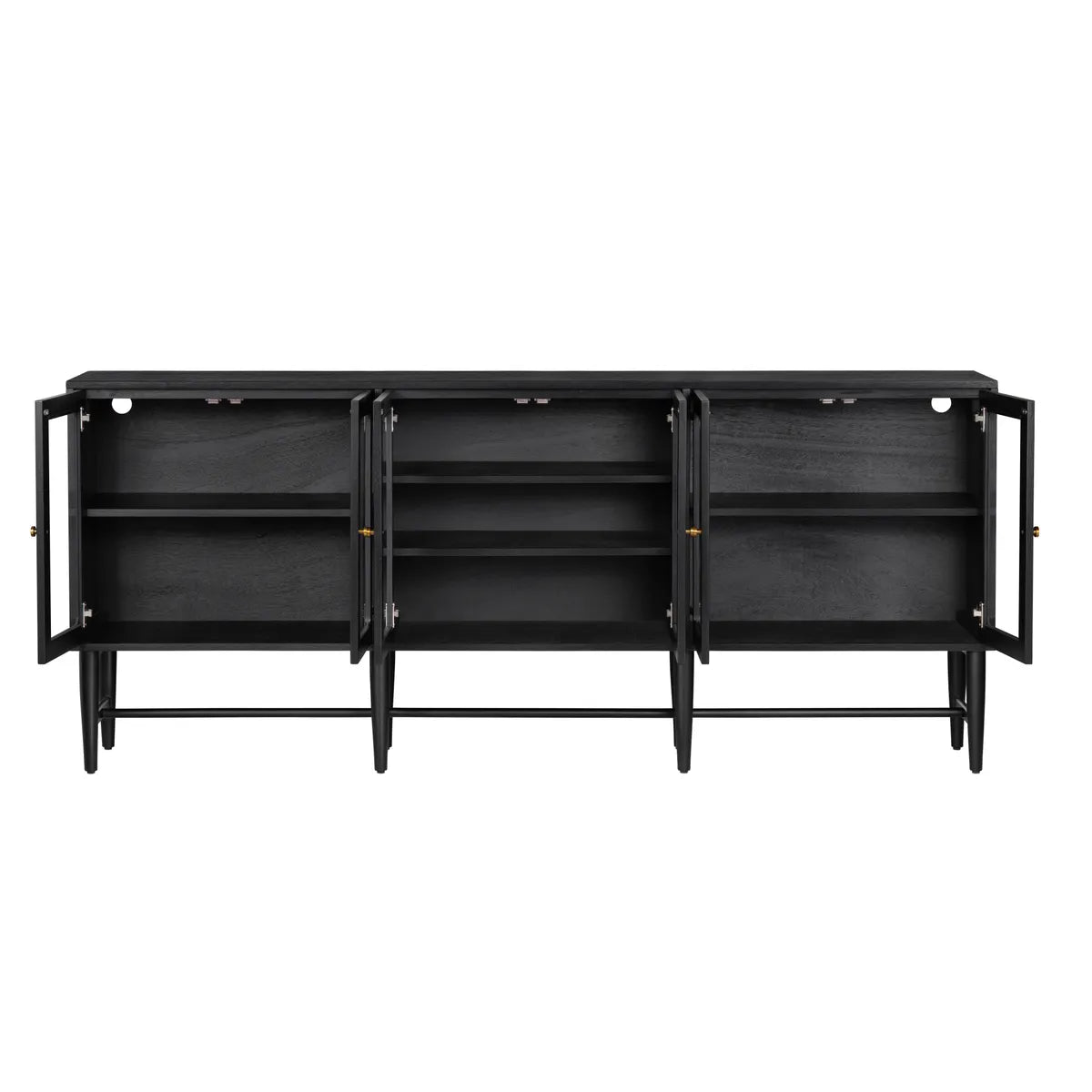 Ridgegate Black Sideboard - Black - Transitional