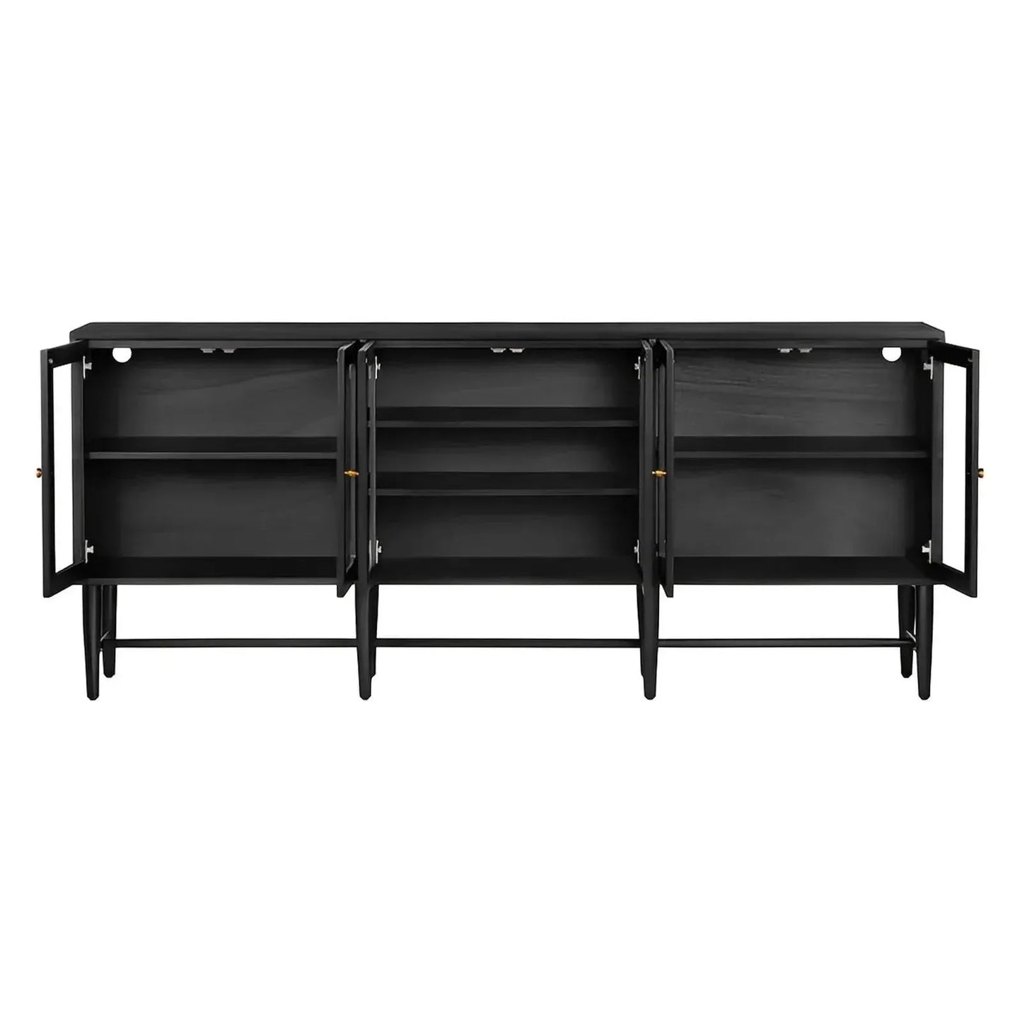 Ridgegate Black Sideboard - Black - Transitional