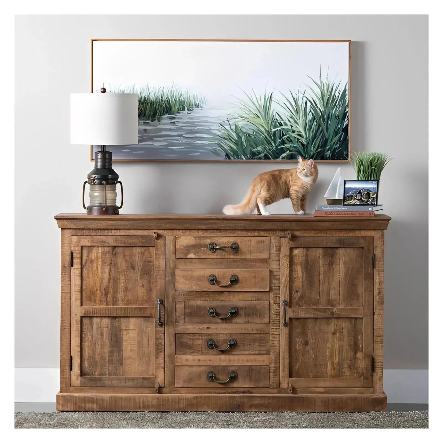 Hillsmere Sideboard, Buffet, or Credenza | 69 x 14.25 x 40 (in)
