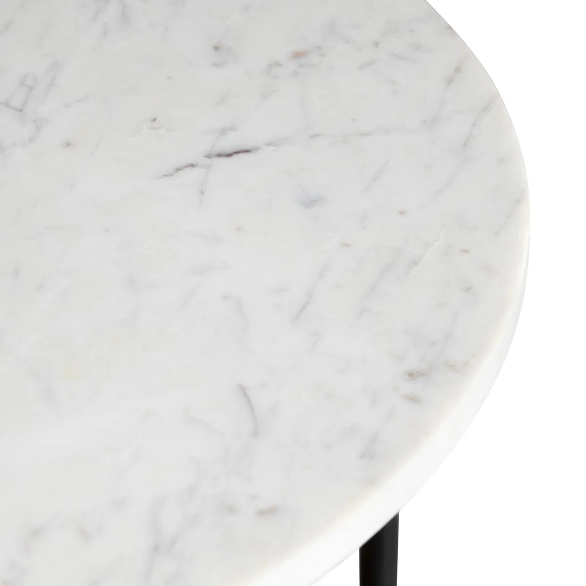 Ashmont Drive Round Marble & Wood Cocktail or Coffee Table