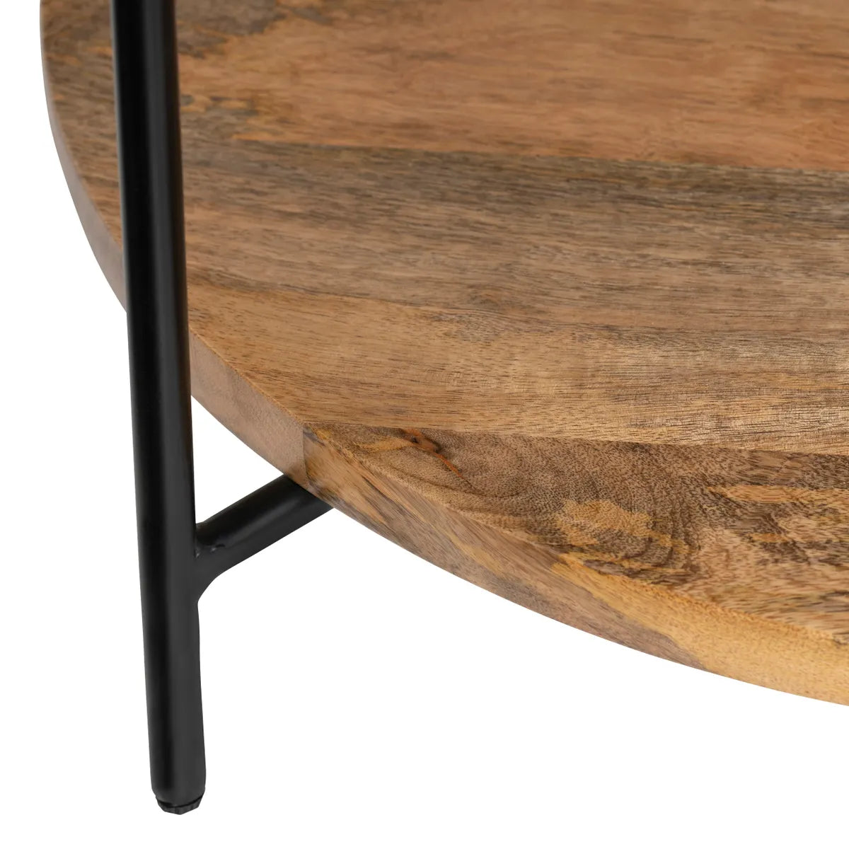 Ashmont Drive Round Marble & Wood Cocktail or Coffee Table