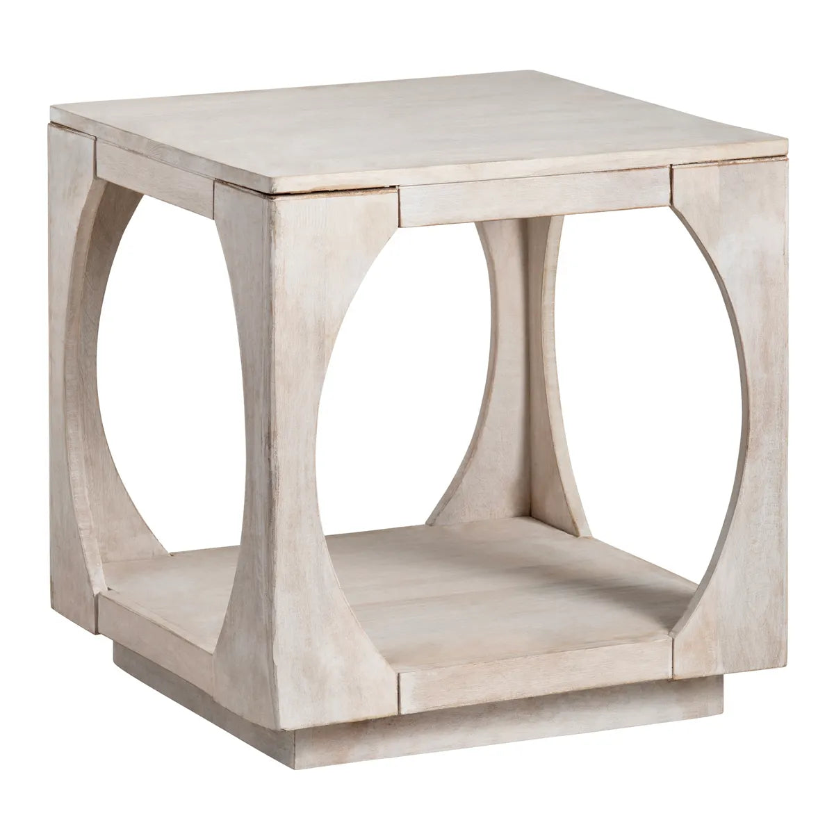 Fairfield End Table (Set of 2) - Square - Solid Wood - Storage
