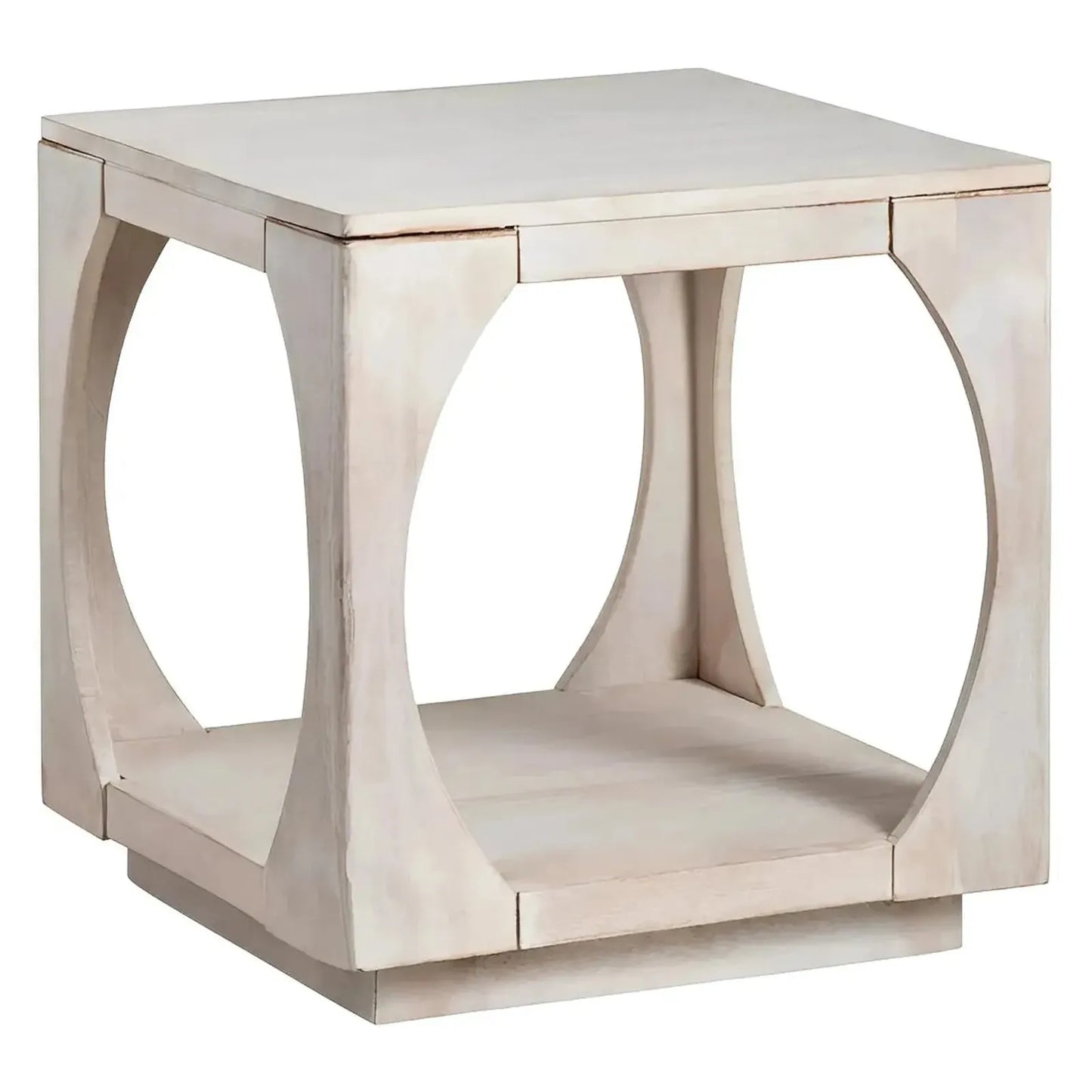 Fairfield End Table (Set of 2) - Square - Solid Wood - Storage