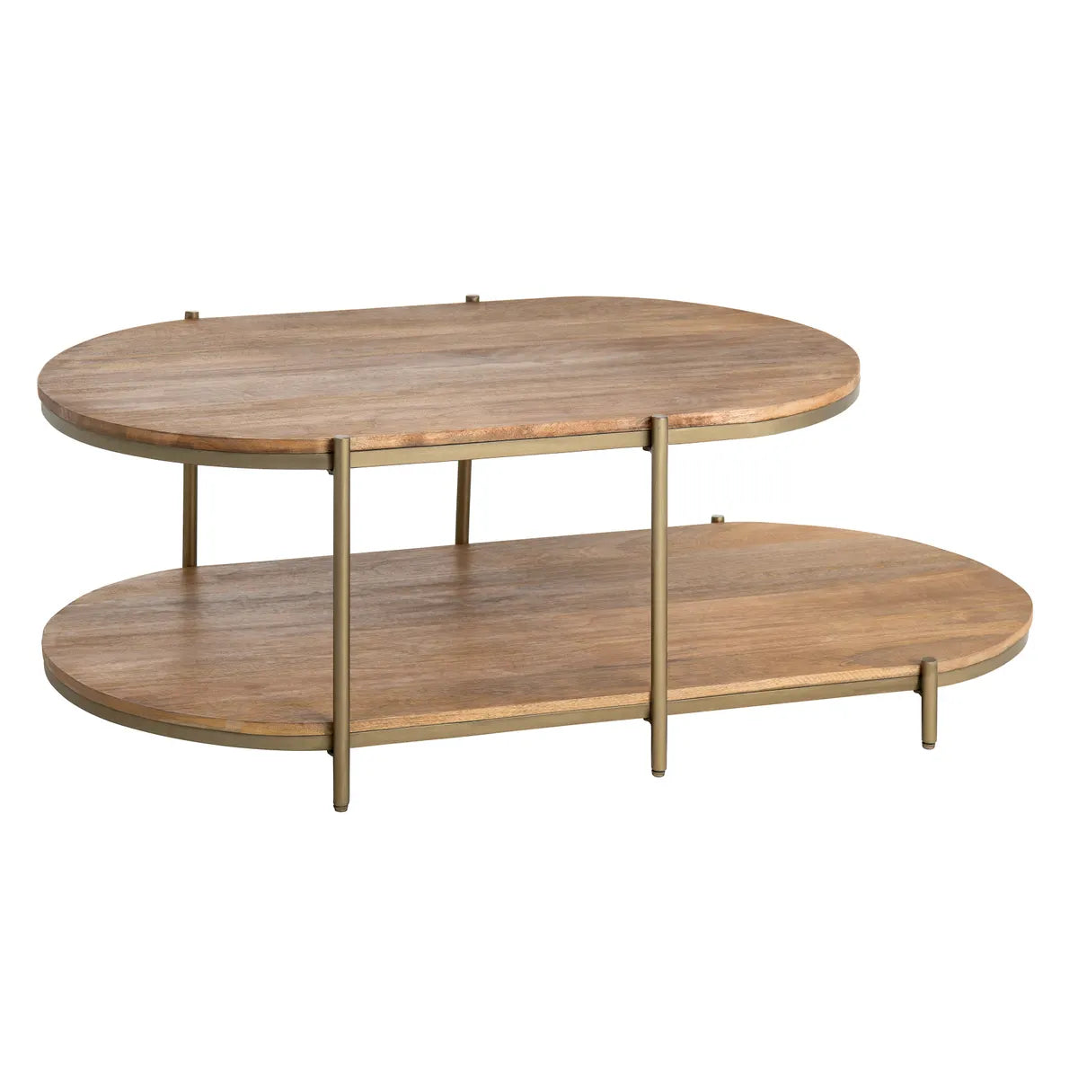 Redmond Tiered Oval Cocktail or Coffee Table