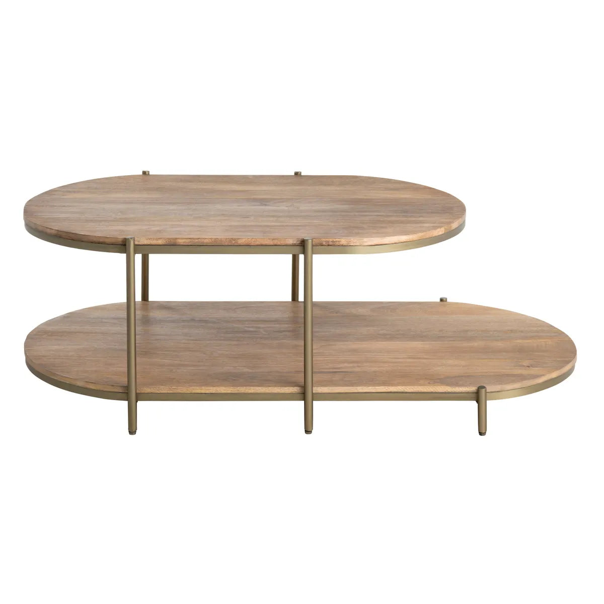 Redmond Tiered Oval Cocktail or Coffee Table