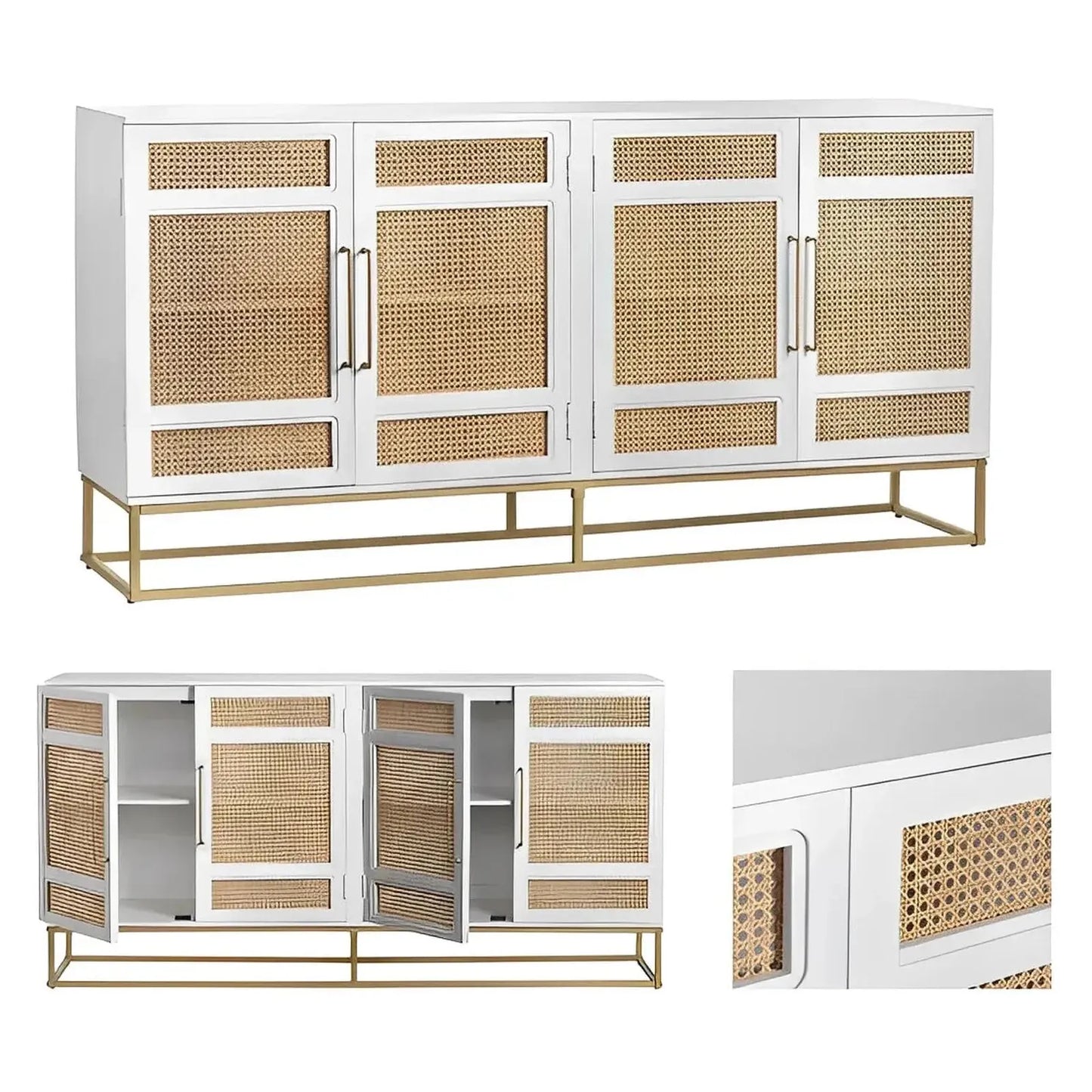 Windham Sideboard, Buffet, or Credenza | 80 x 18 x 40.5 (in)