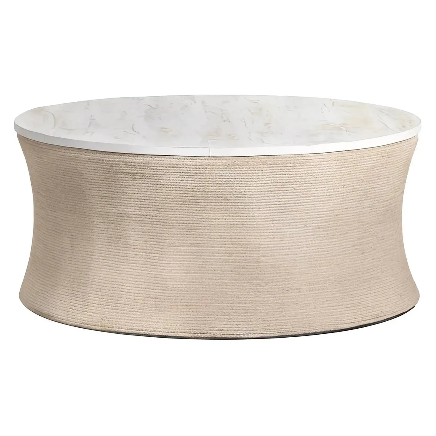 White Sand Rope-Base Cocktail or Coffee Table