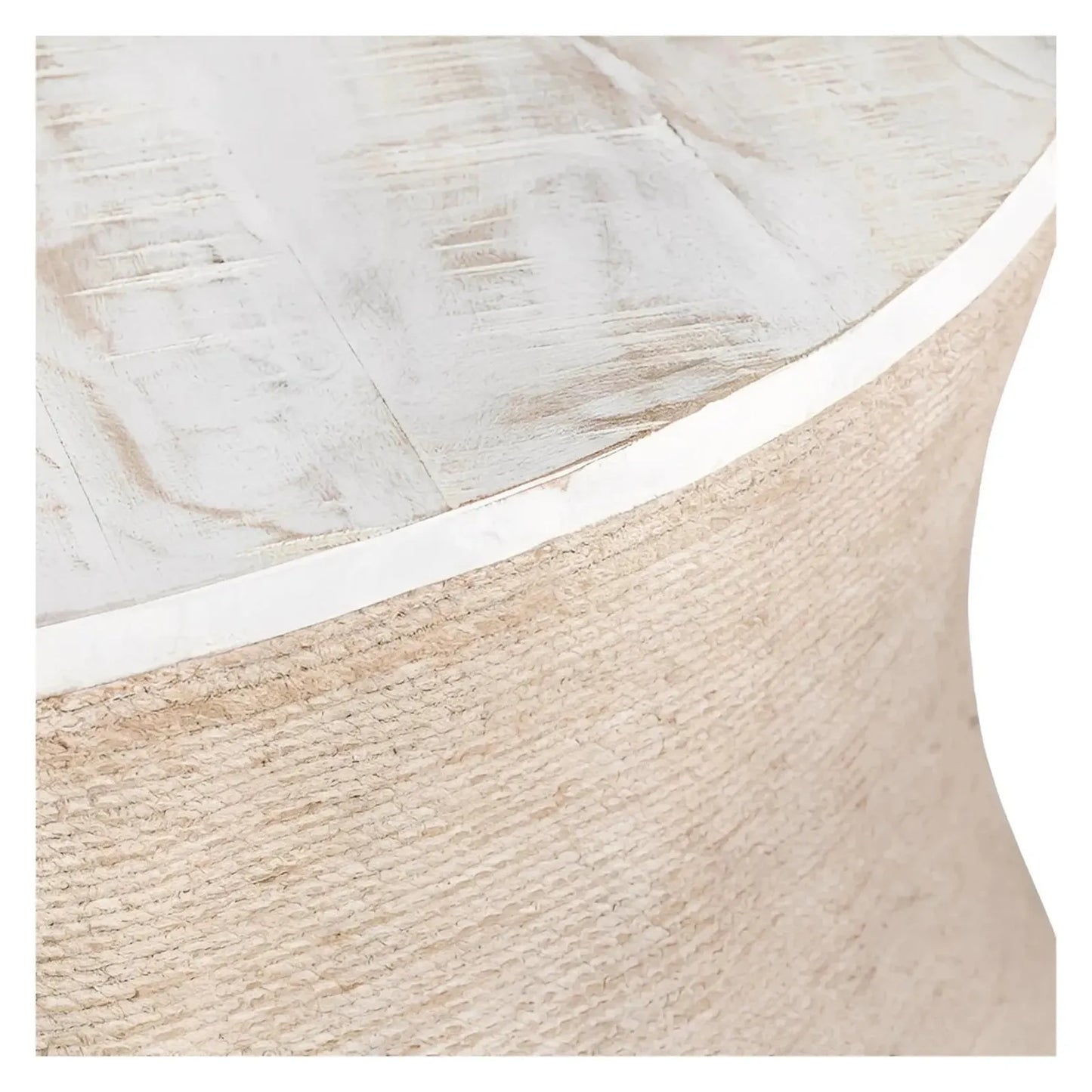 White Sand Rope-Base Cocktail or Coffee Table