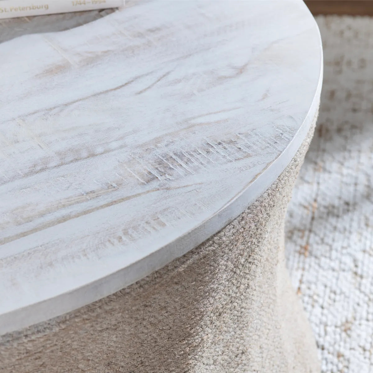White Sand Rope-Base Cocktail or Coffee Table