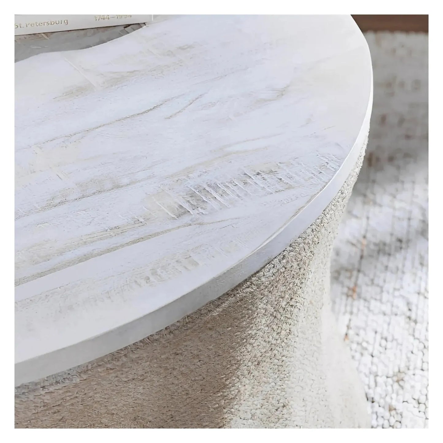 White Sand Rope-Base Cocktail or Coffee Table