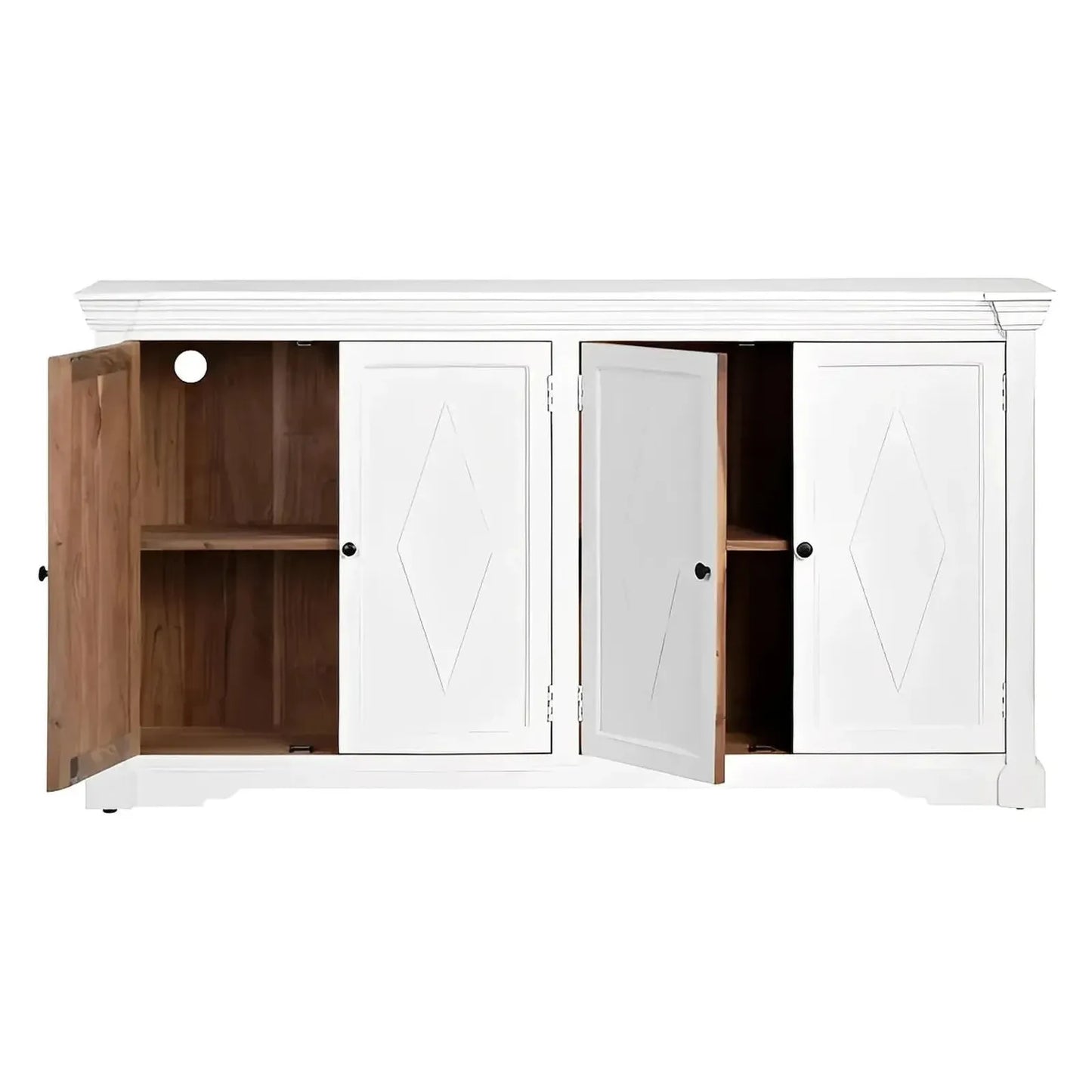 Thornfield Sideboard - White - Coastal, Traditional