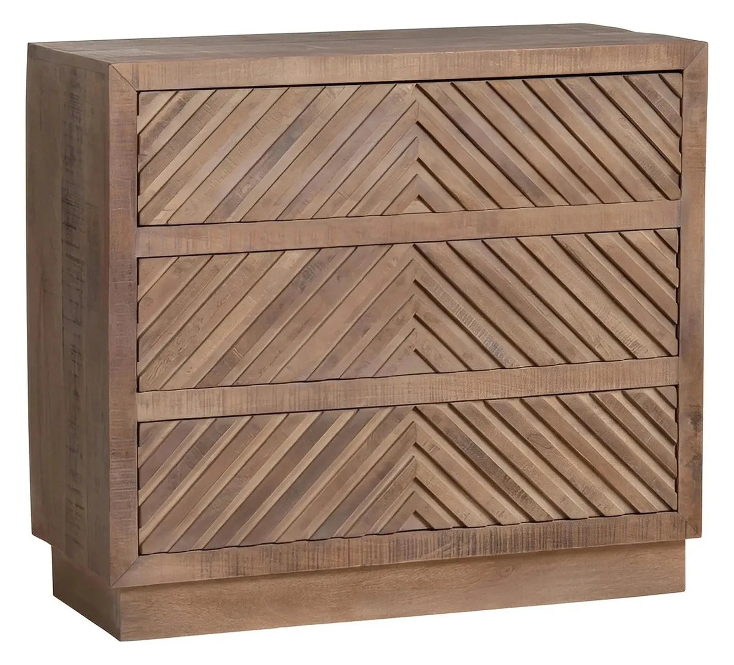 Cold Spring Stained Brown Nightstands (2-Pack), Mango Wood, Rustic, solid wood craftsmanship, distressed wood texture