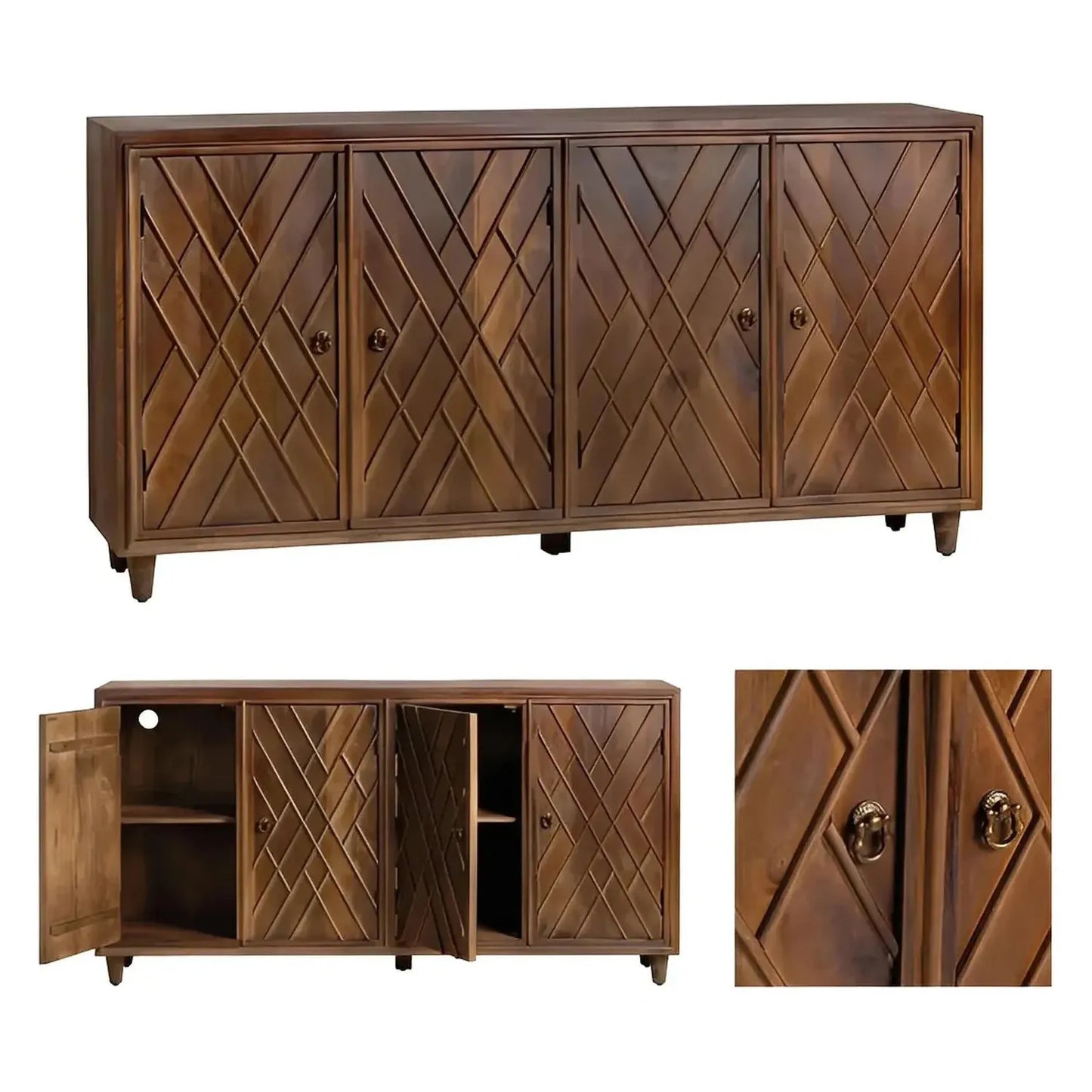 Brookshire Sideboard, Buffet, or Credenza | 72 x 16 x 37 (in)