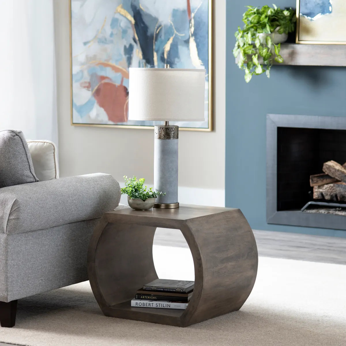 Kingstyn End Table (Set of 2) - Round - Solid Wood
