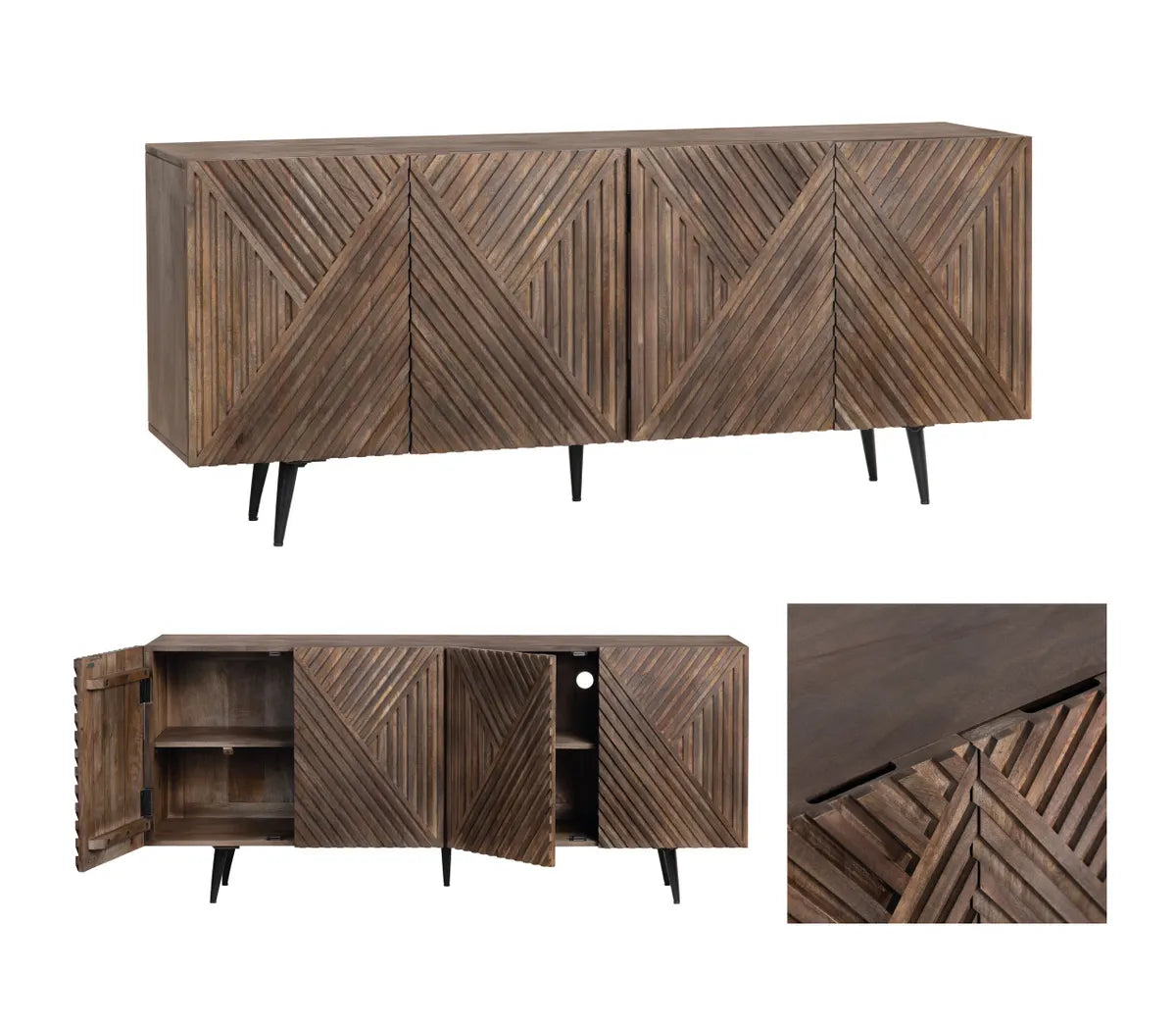 Catalina Sideboard, Buffet, or Credenza | 69 x 18 x 30 (in)