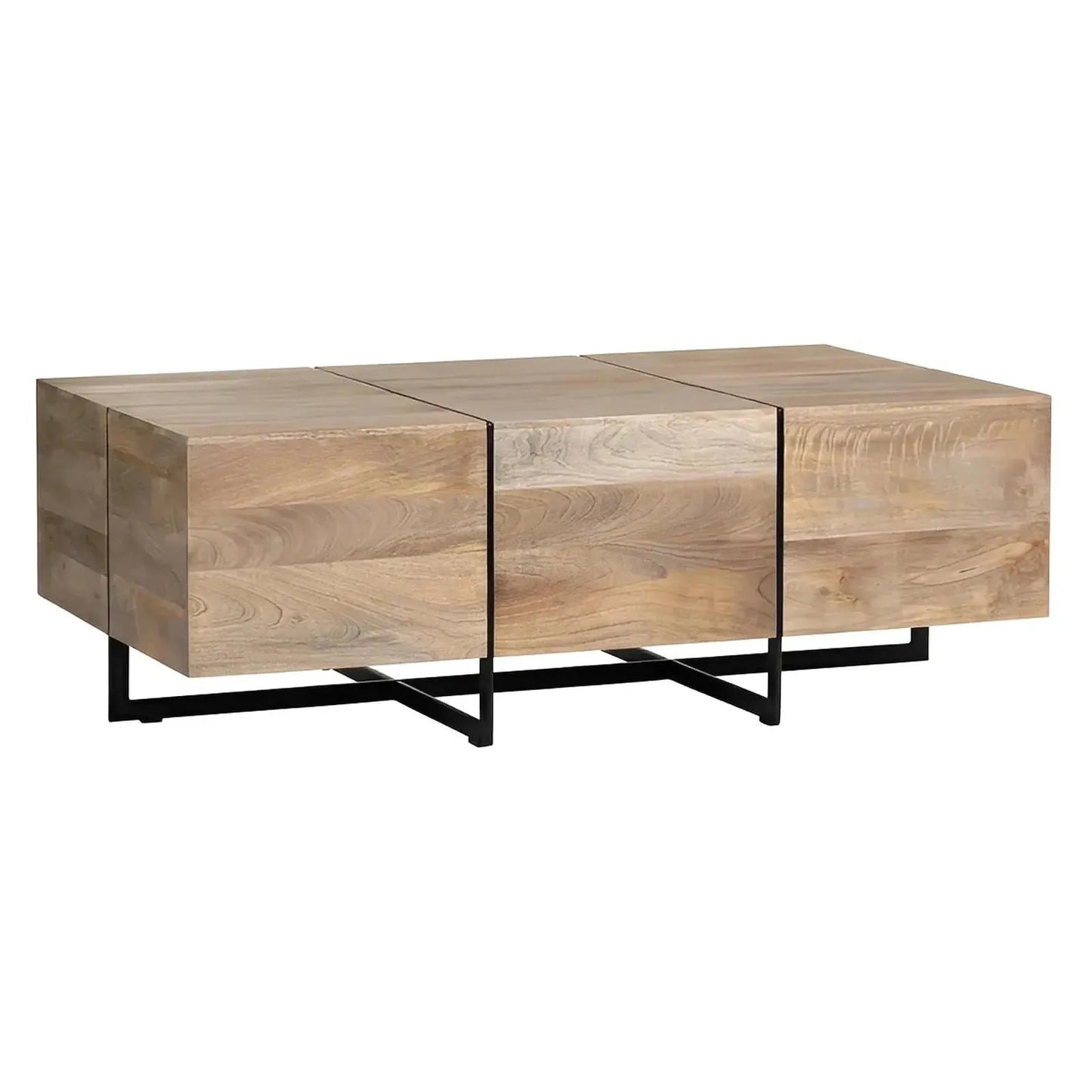 Westglen Block & Iron Cocktail or Coffee Table