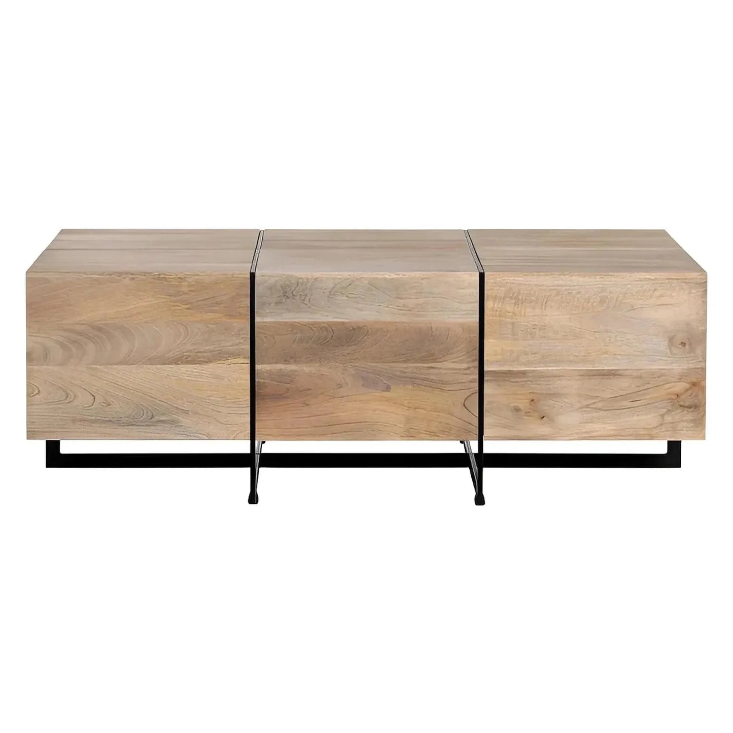 Westglen Block & Iron Cocktail or Coffee Table