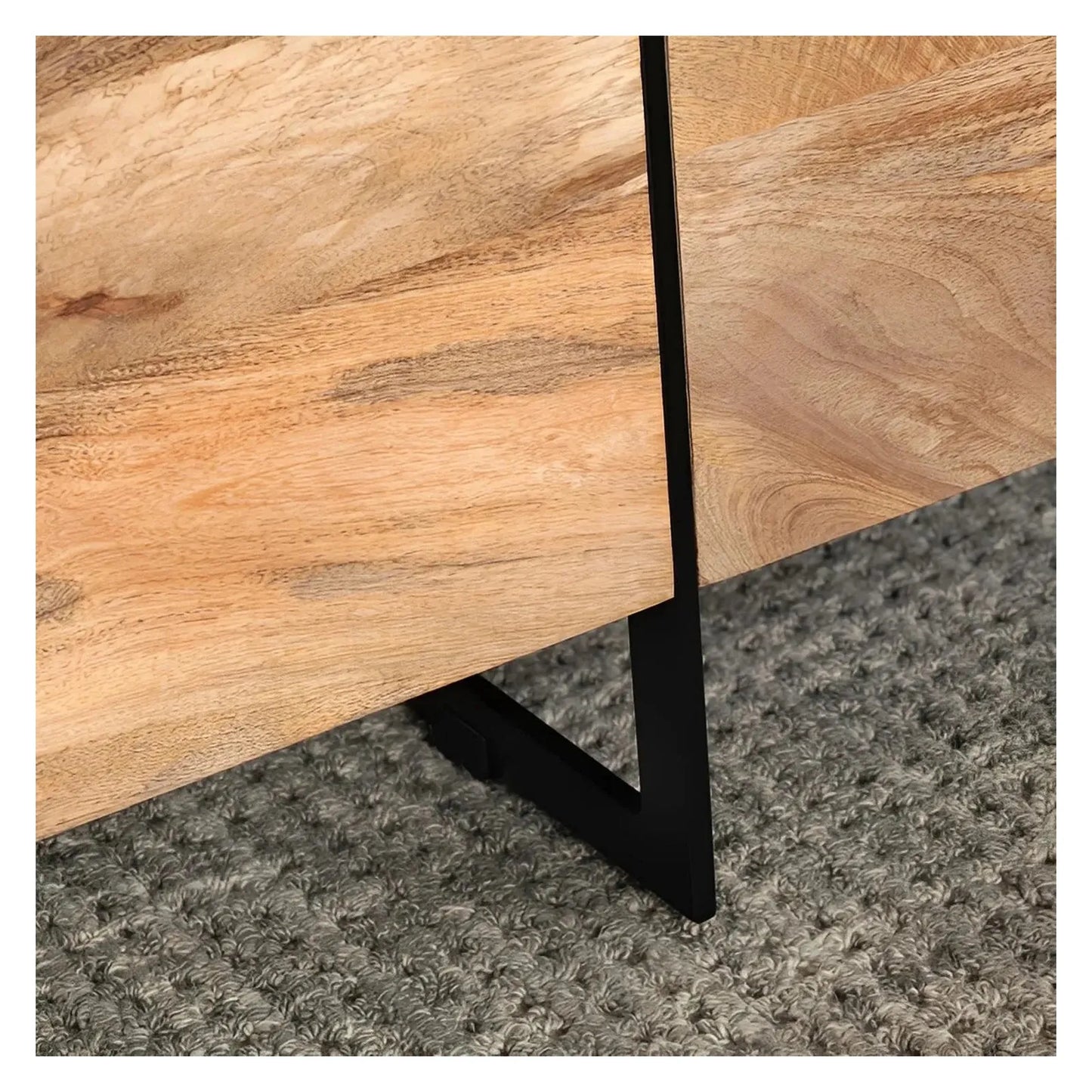 Westglen Block & Iron Cocktail or Coffee Table