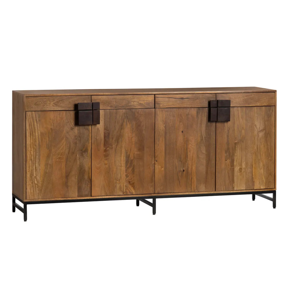 Arlington 4-door, 4-drawer Media Credenza | 76 x 16 x 34 (in)