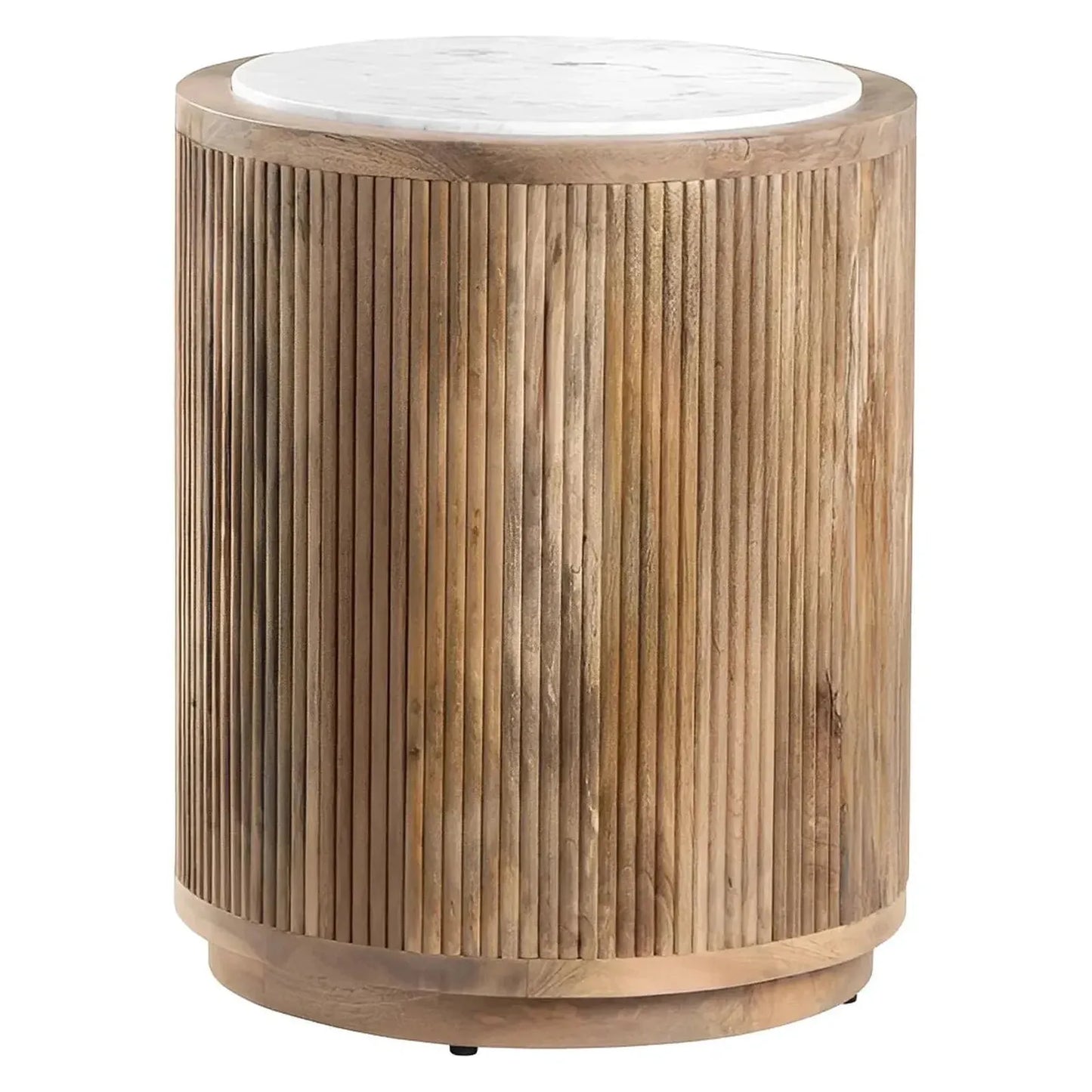 Cranbrook End Table (Set of 2) - Solid Wood - Marble Top