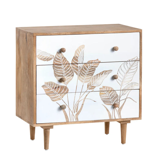 Freeport  Nightstands (2-Pack), Mango Wood, Coastal, solid wood craftsmanship, durable construction