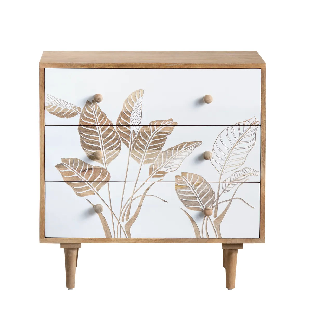 Freeport  Nightstands (2-Pack), Mango Wood, Coastal, solid wood craftsmanship, durable construction