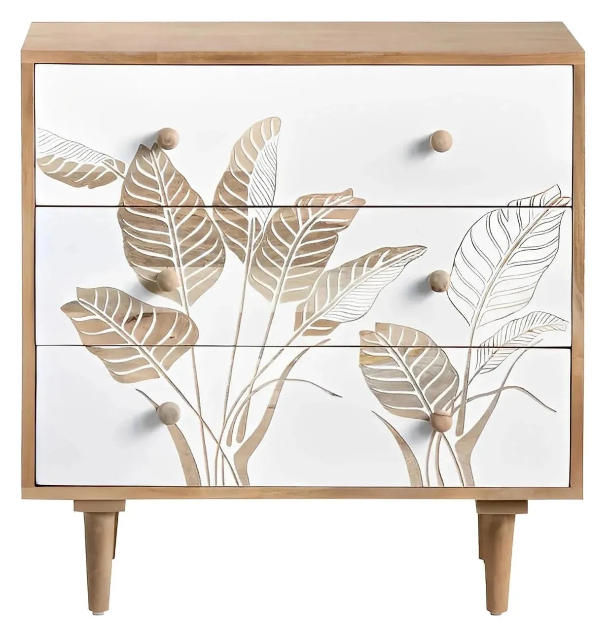 Freeport Nightstands (2-Pack), Mango Wood, Coastal, solid wood craftsmanship, durable construction