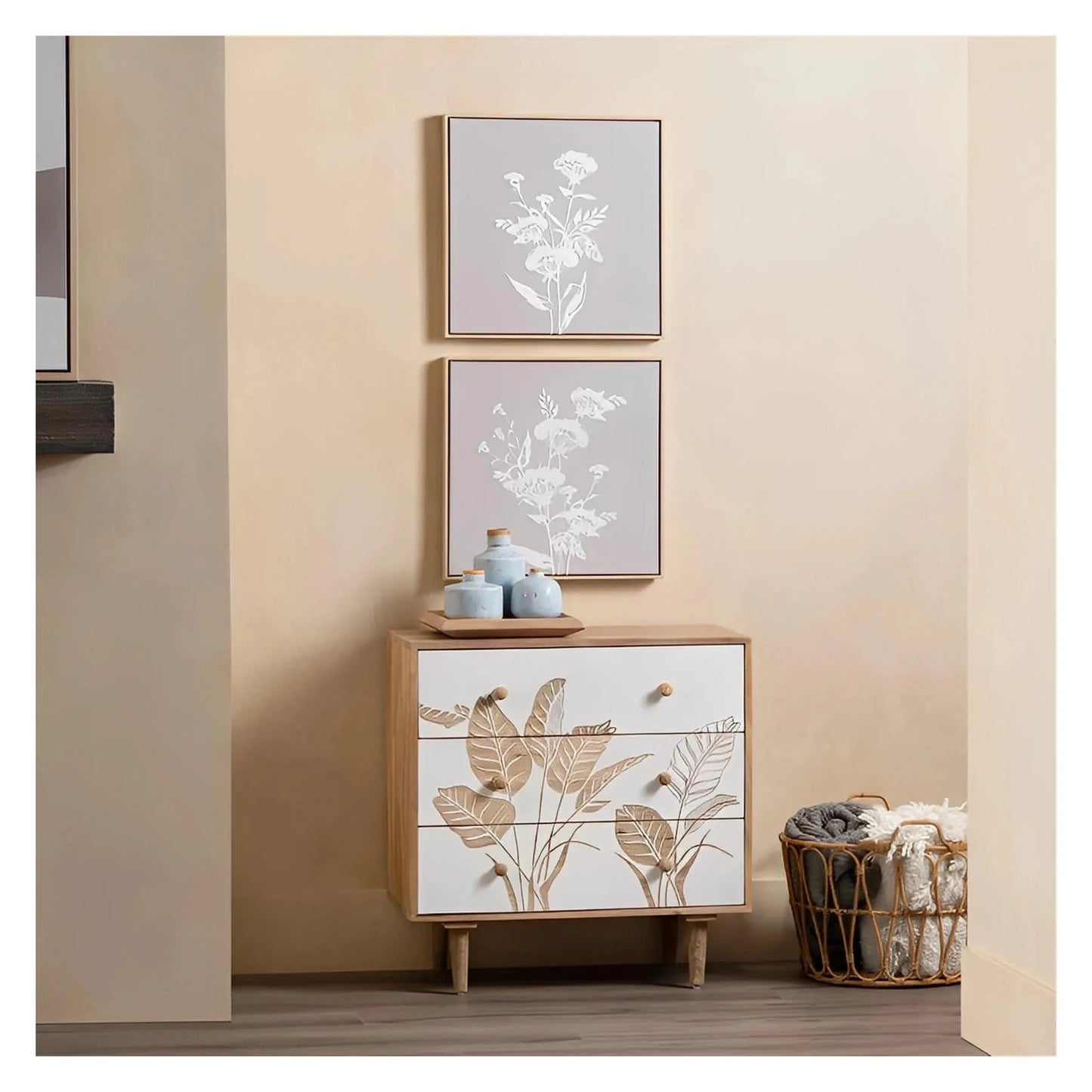 Freeport Nightstands (2-Pack), Mango Wood, Coastal, solid wood craftsmanship, durable construction