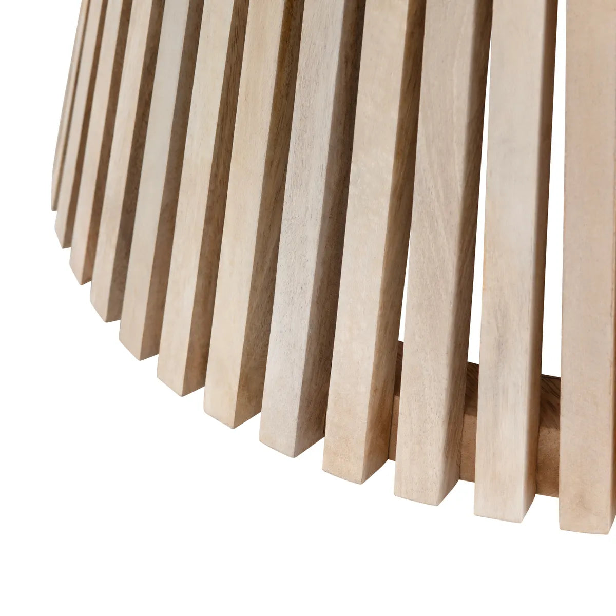 Cavendish Slatted Round Cocktail or Coffee Table