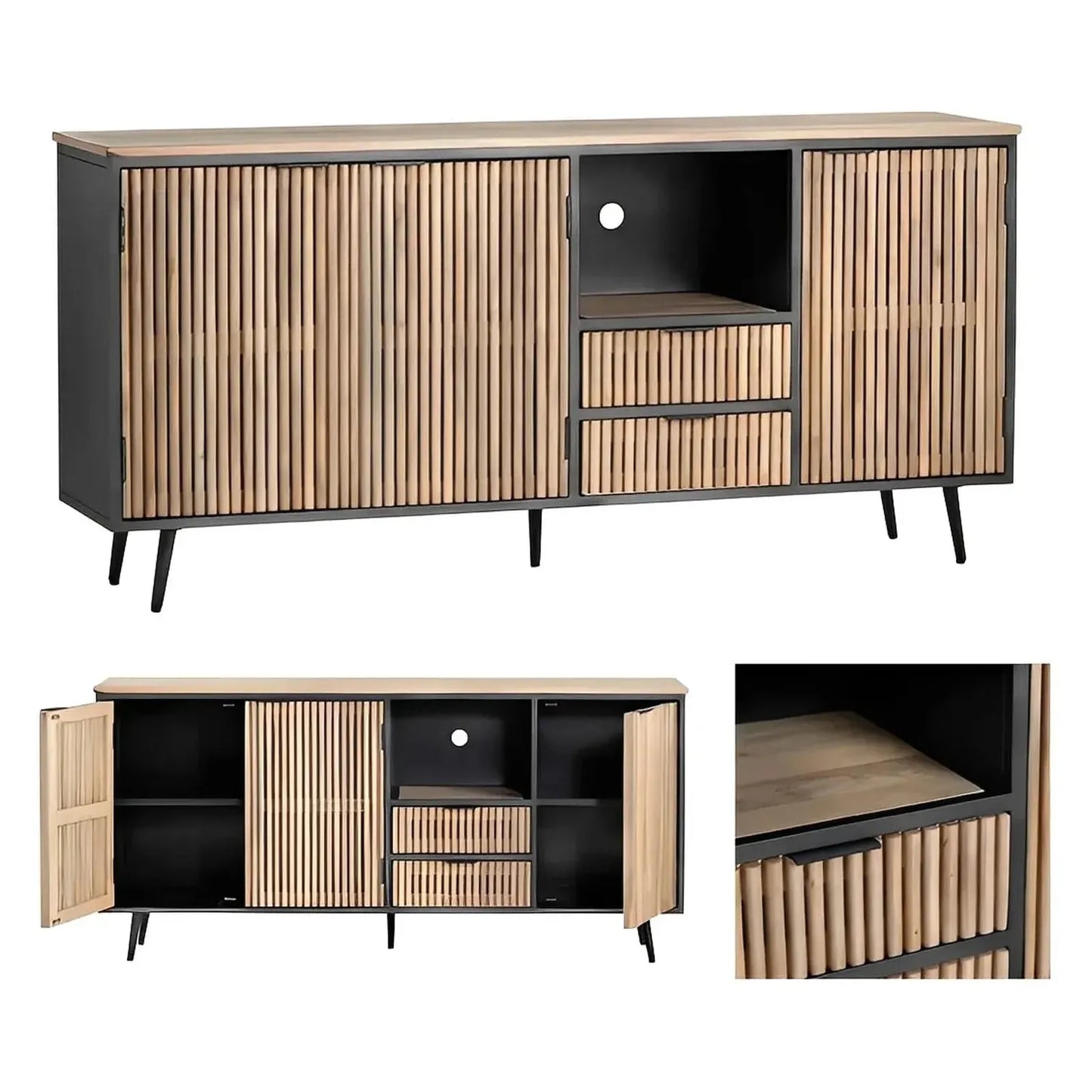 Montclair Sideboard, Buffet, or Credenza | 72 x 16 x 33.25 (in)