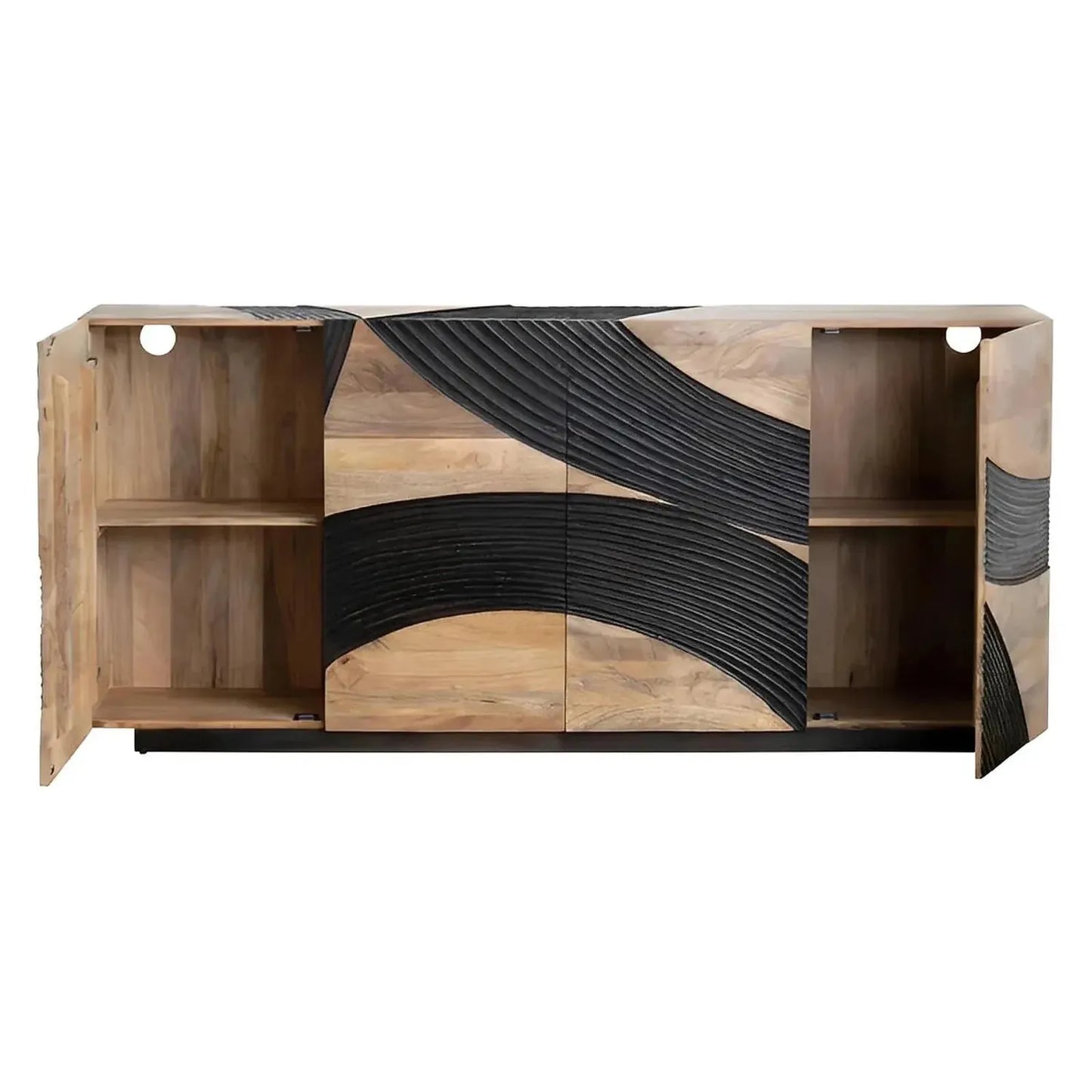Parkhurst Four-door Sideboard, Buffet, or Credenza | 80 x 16 x 36 (in)