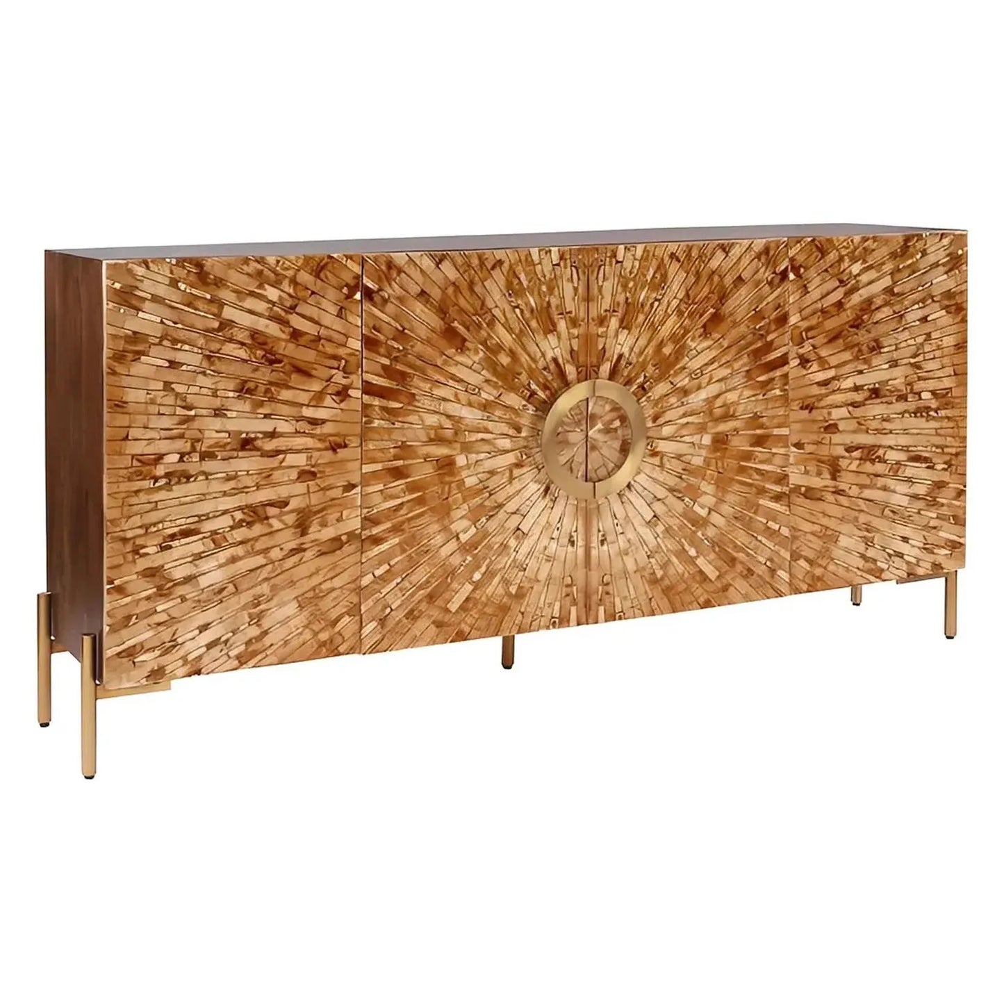Ironwood Bone Inlay Sideboard, Buffet, or Credenza | 70 x 16 x 33.5 (in)