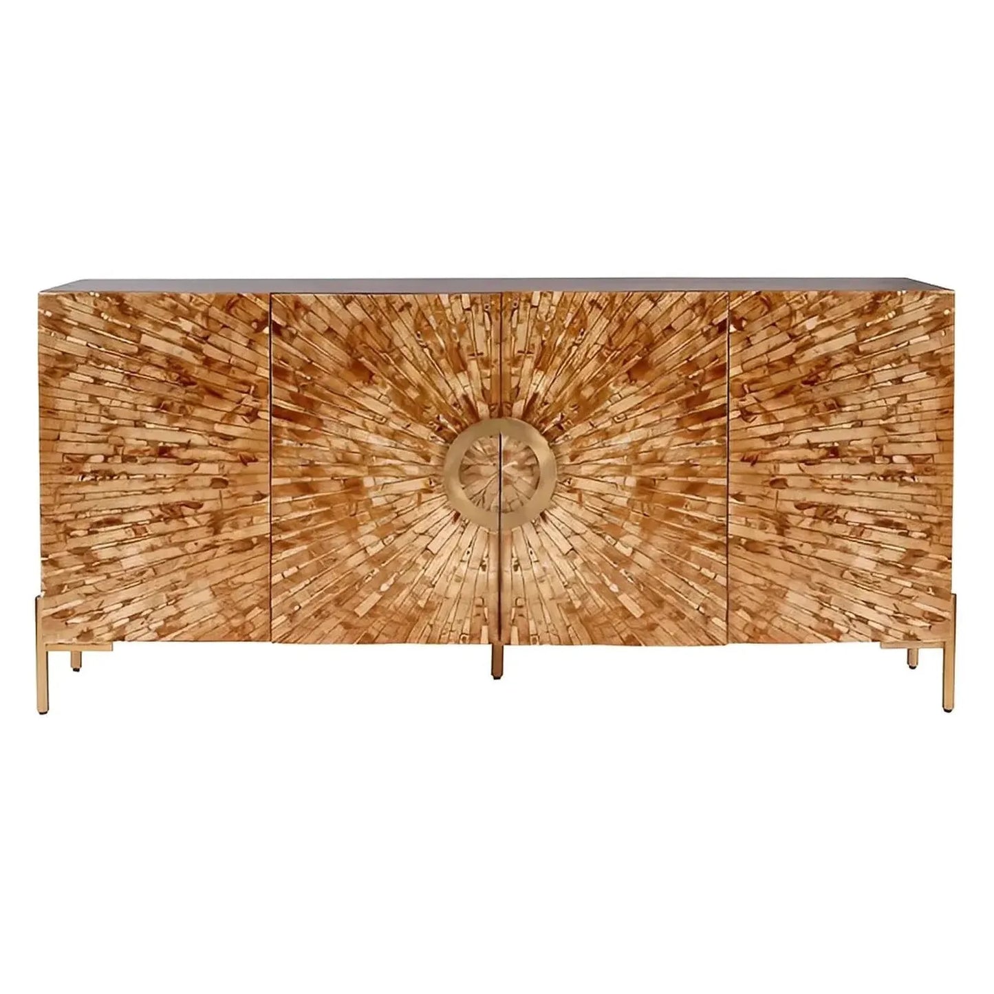 Ironwood Bone Inlay Sideboard, Buffet, or Credenza | 70 x 16 x 33.5 (in)