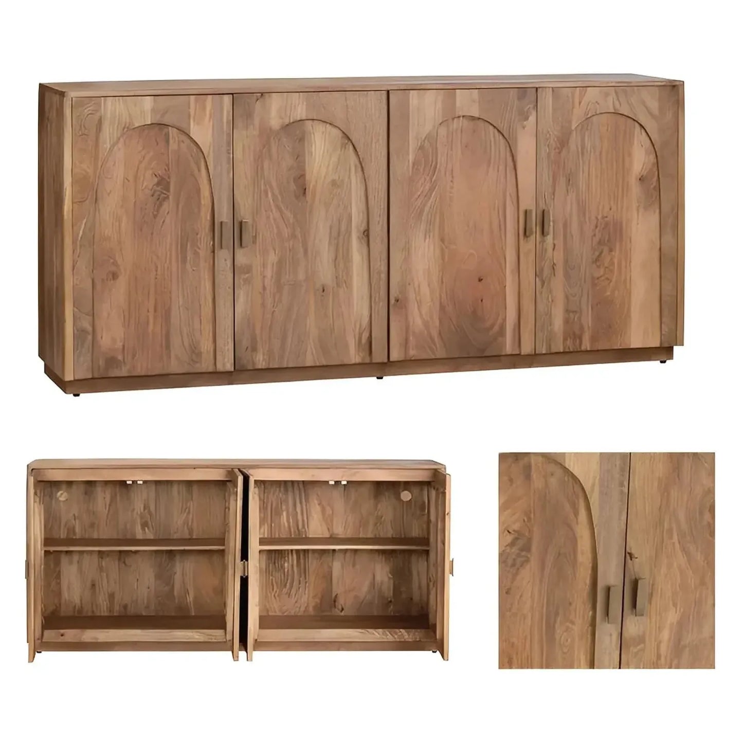 Sterling Four-door Sideboard, Buffet, or Credenza | 74 x 16 x 34.25 (in)