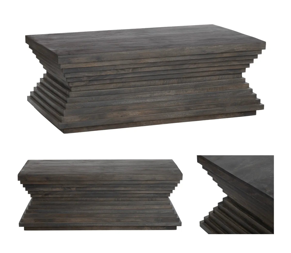 Covington Tiered Rectangle Cocktail or Coffee Table
