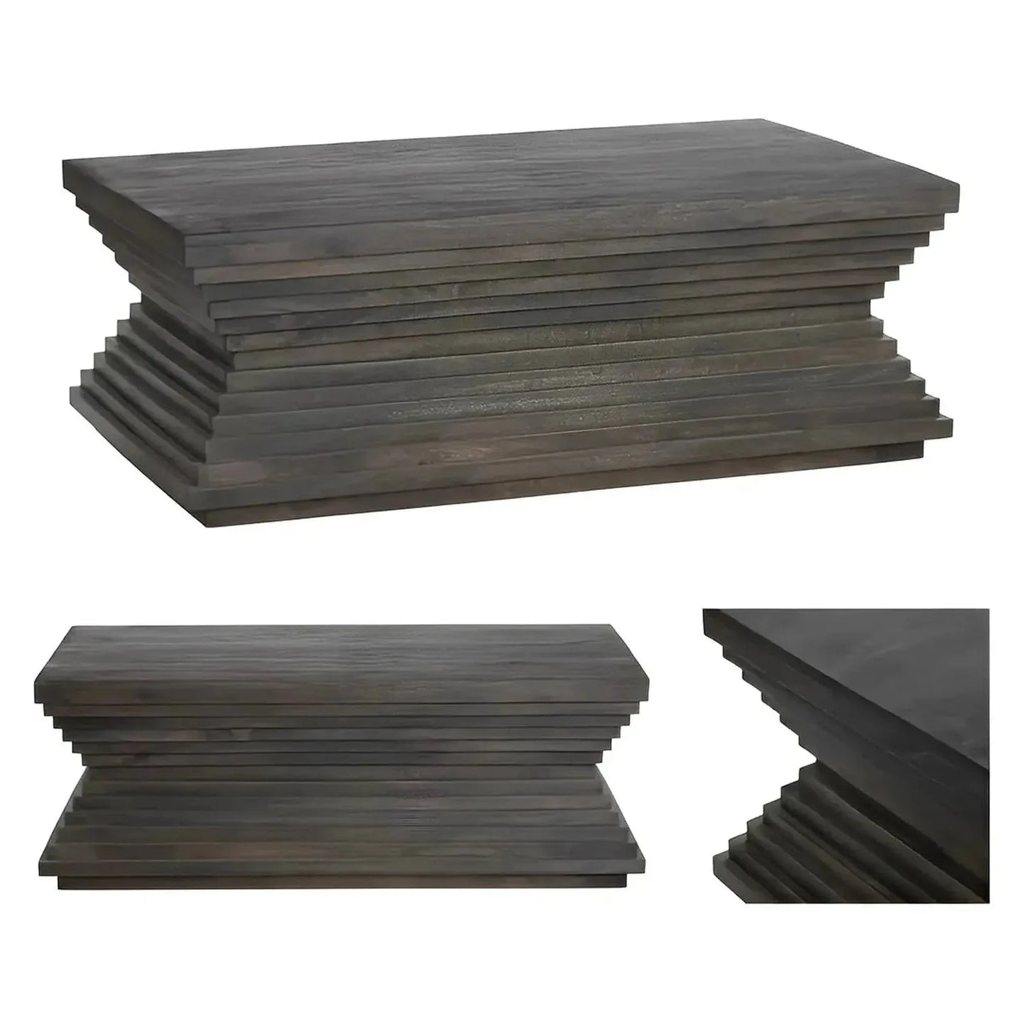 Covington Tiered Rectangle Cocktail or Coffee Table