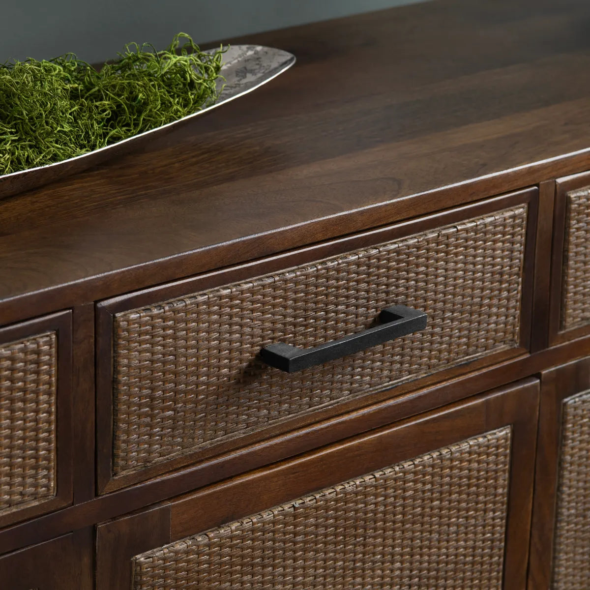 Elmstead Four-Door Sideboard - Brown - Coastal, Rustic