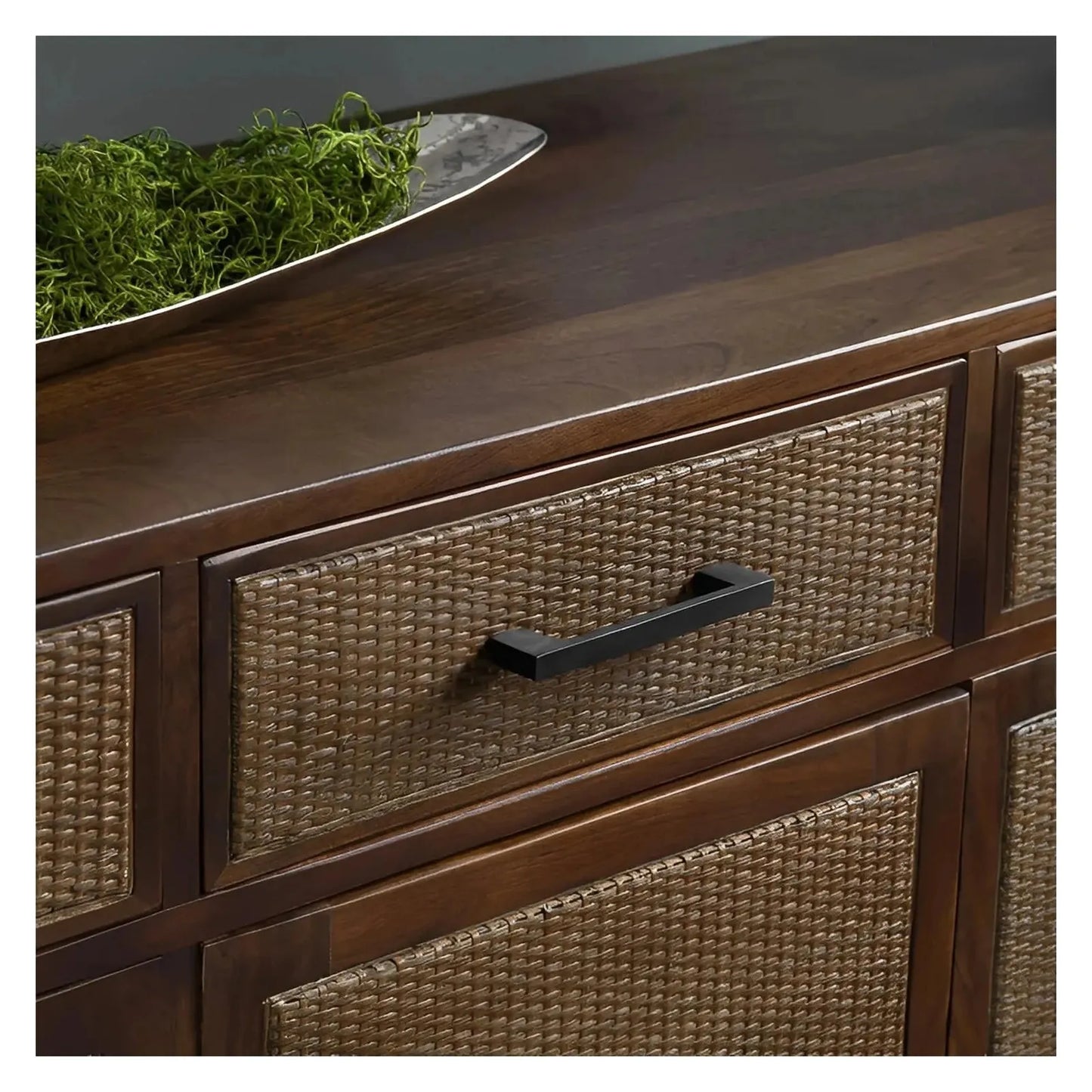 Elmstead Four-Door Sideboard - Brown - Coastal, Rustic