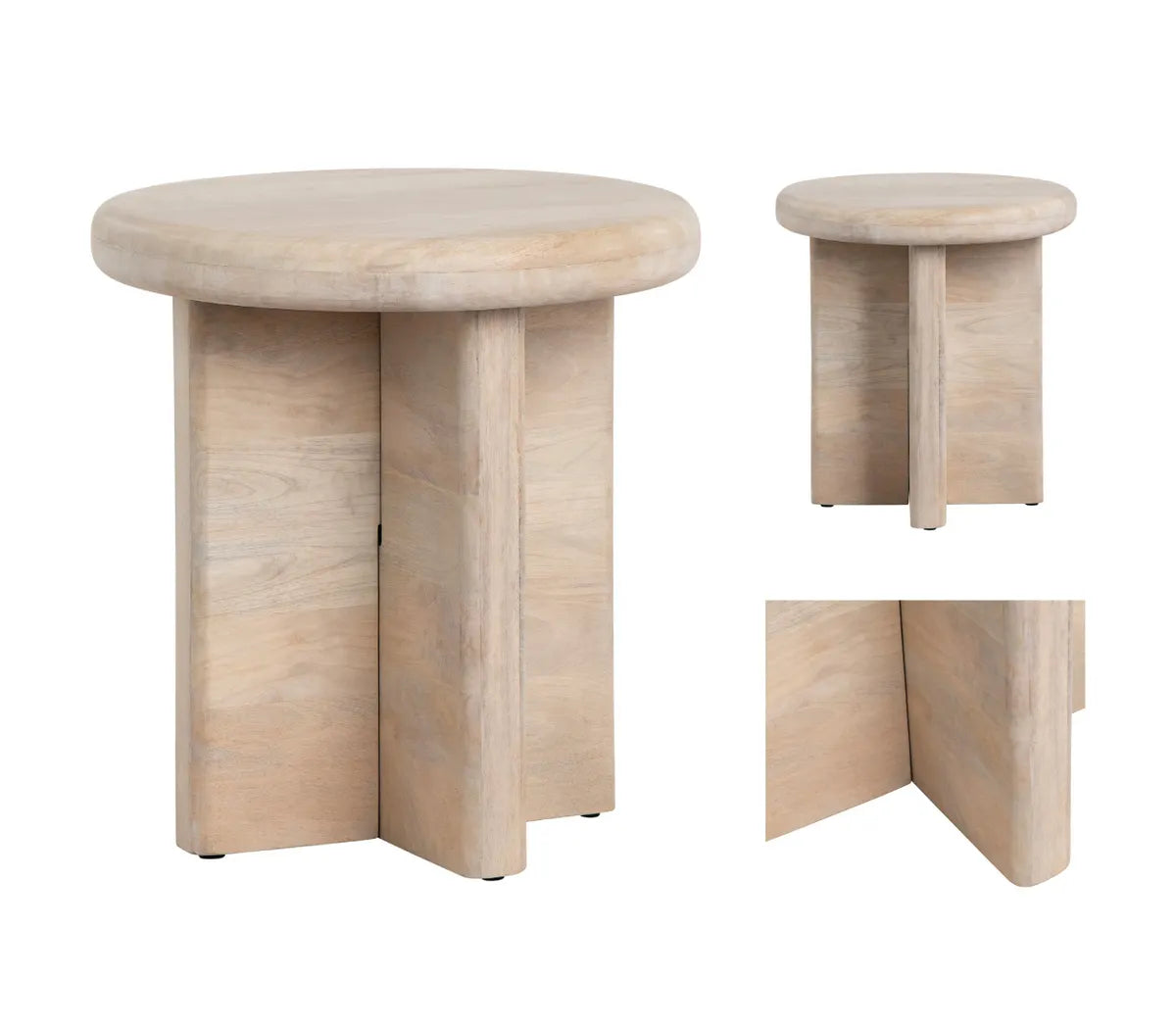 Arden End Table (Set of 2) - Solid Wood
