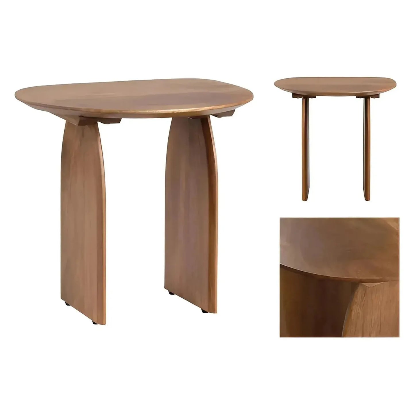 Hawthorne End Table (Set of 2) - Round - Solid Wood