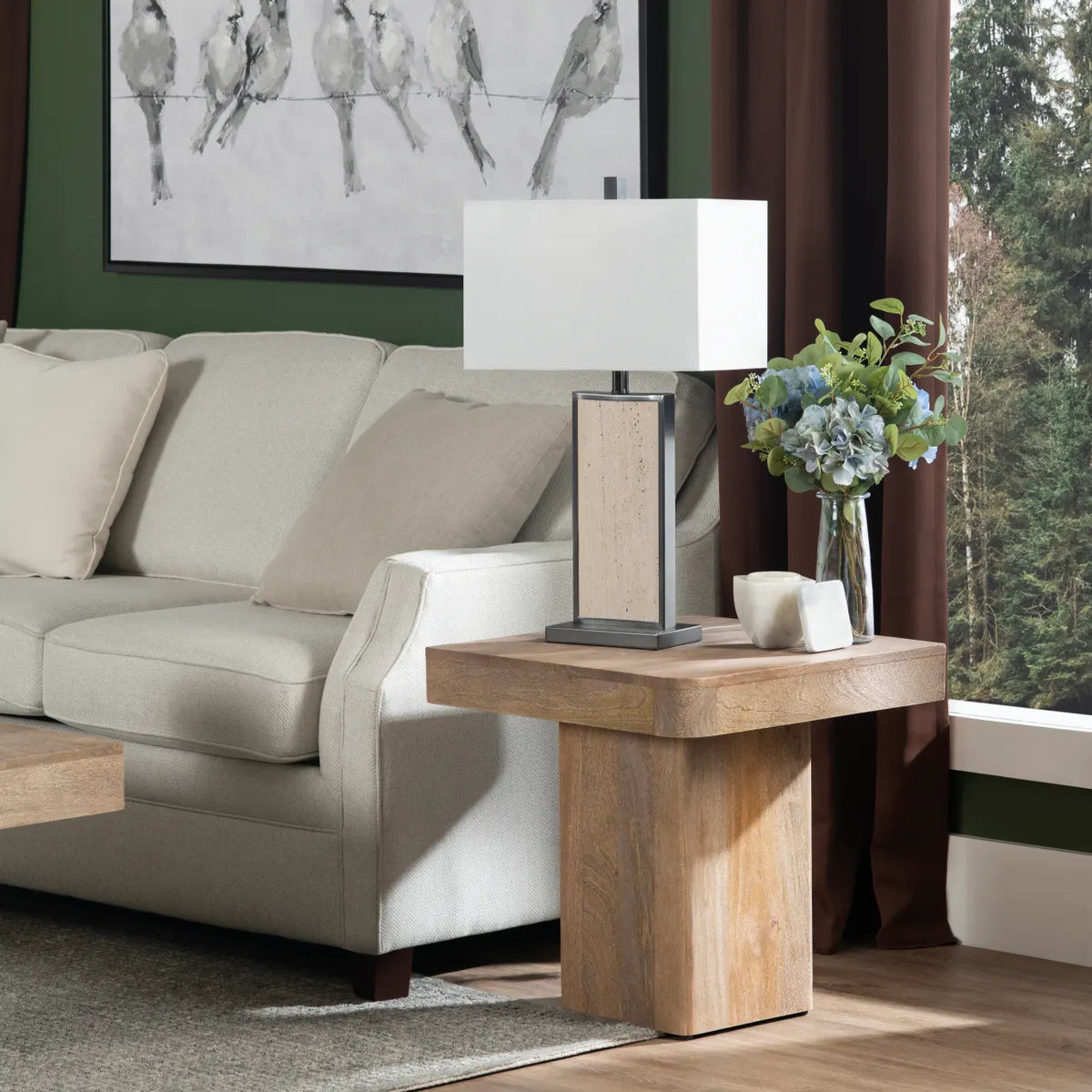Garrison End Table (Set of 2) - Solid Wood