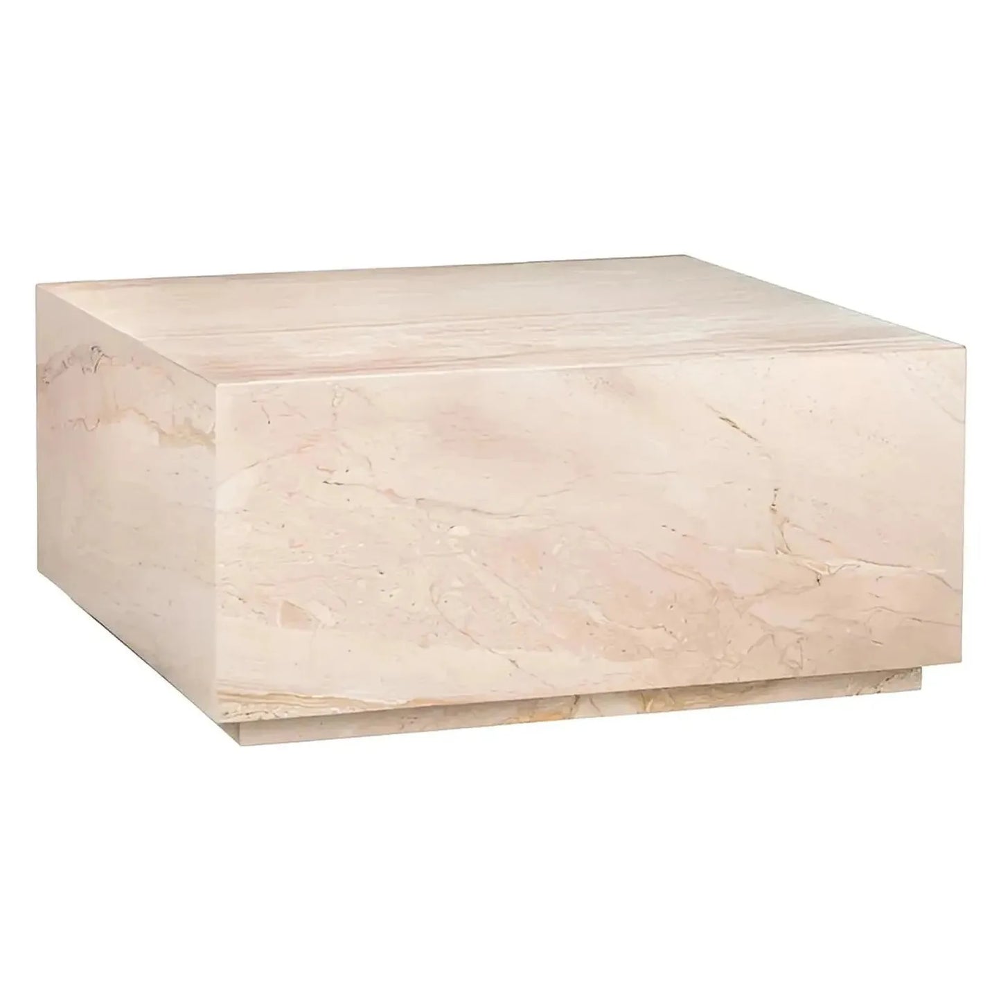 Achilles Marble Block Cocktail or Coffee Table