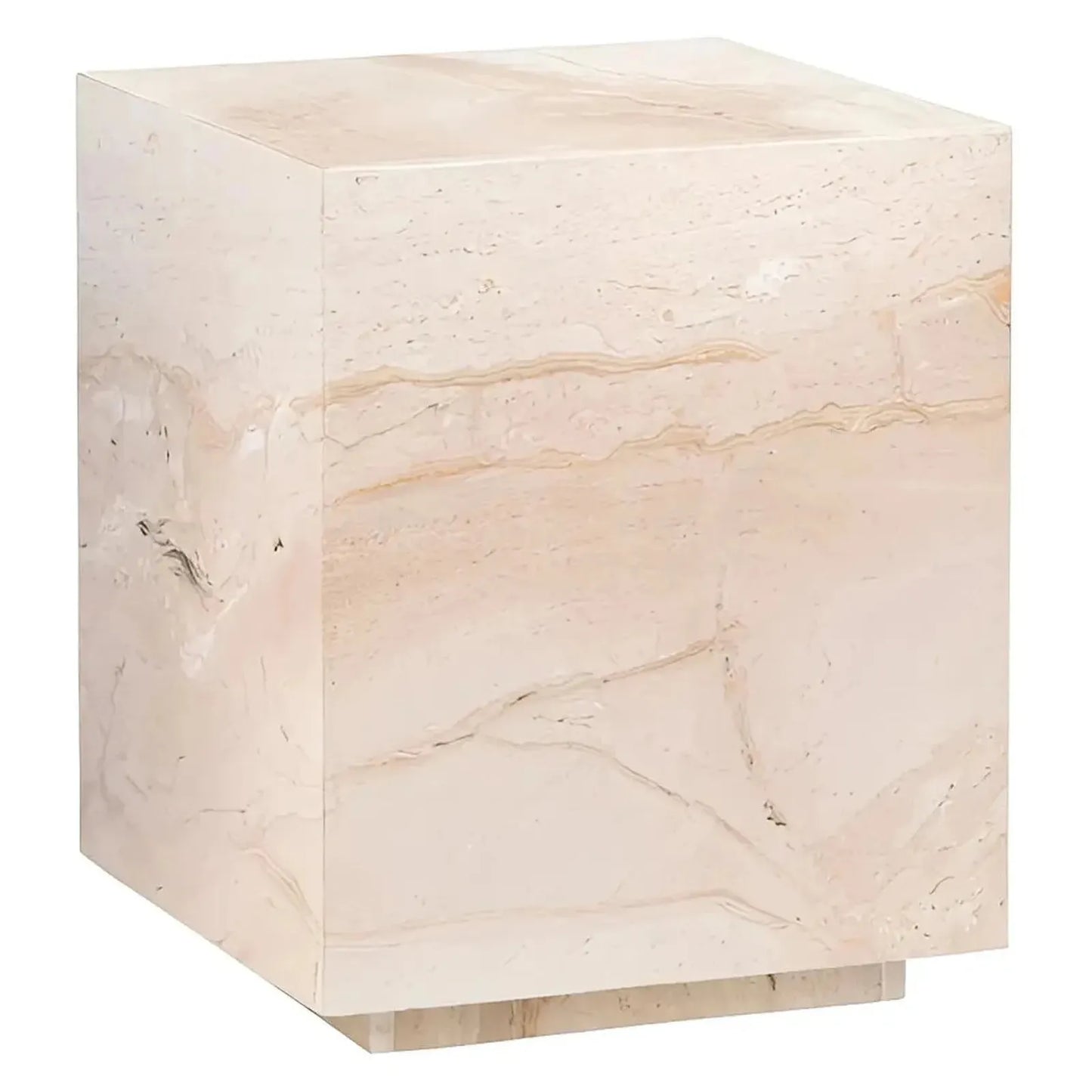 Achilles End Table (Set of 2) - Marble Top