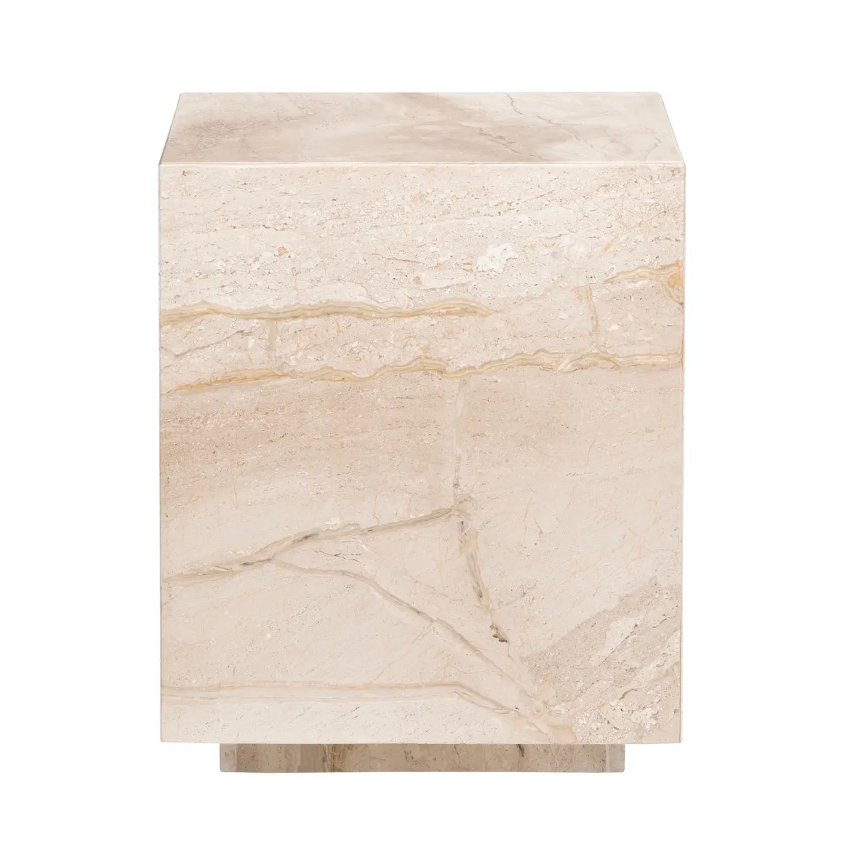 Achilles End Table (Set of 2) - Marble Top
