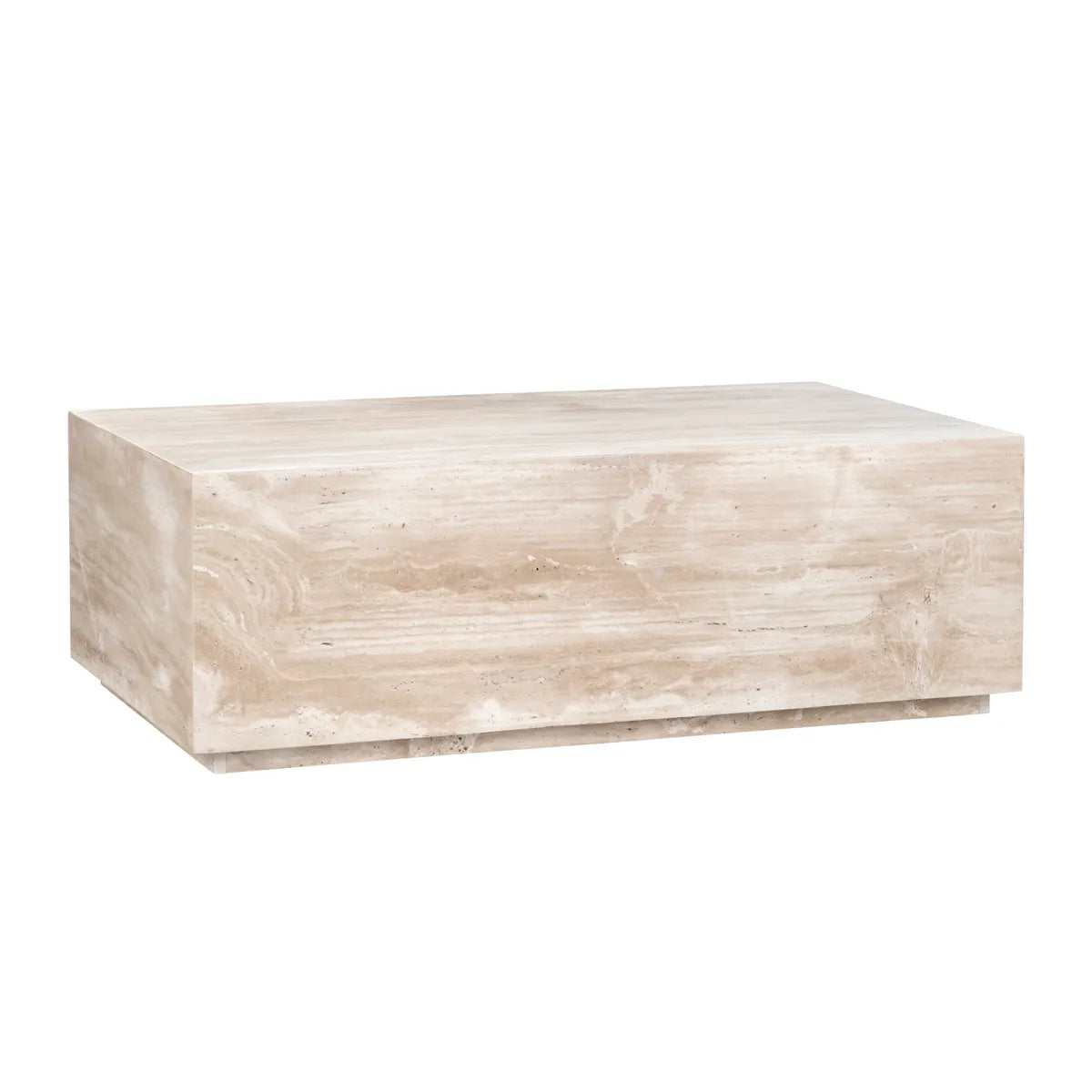 Kimbrough Travertine Cocktail or Coffee Table