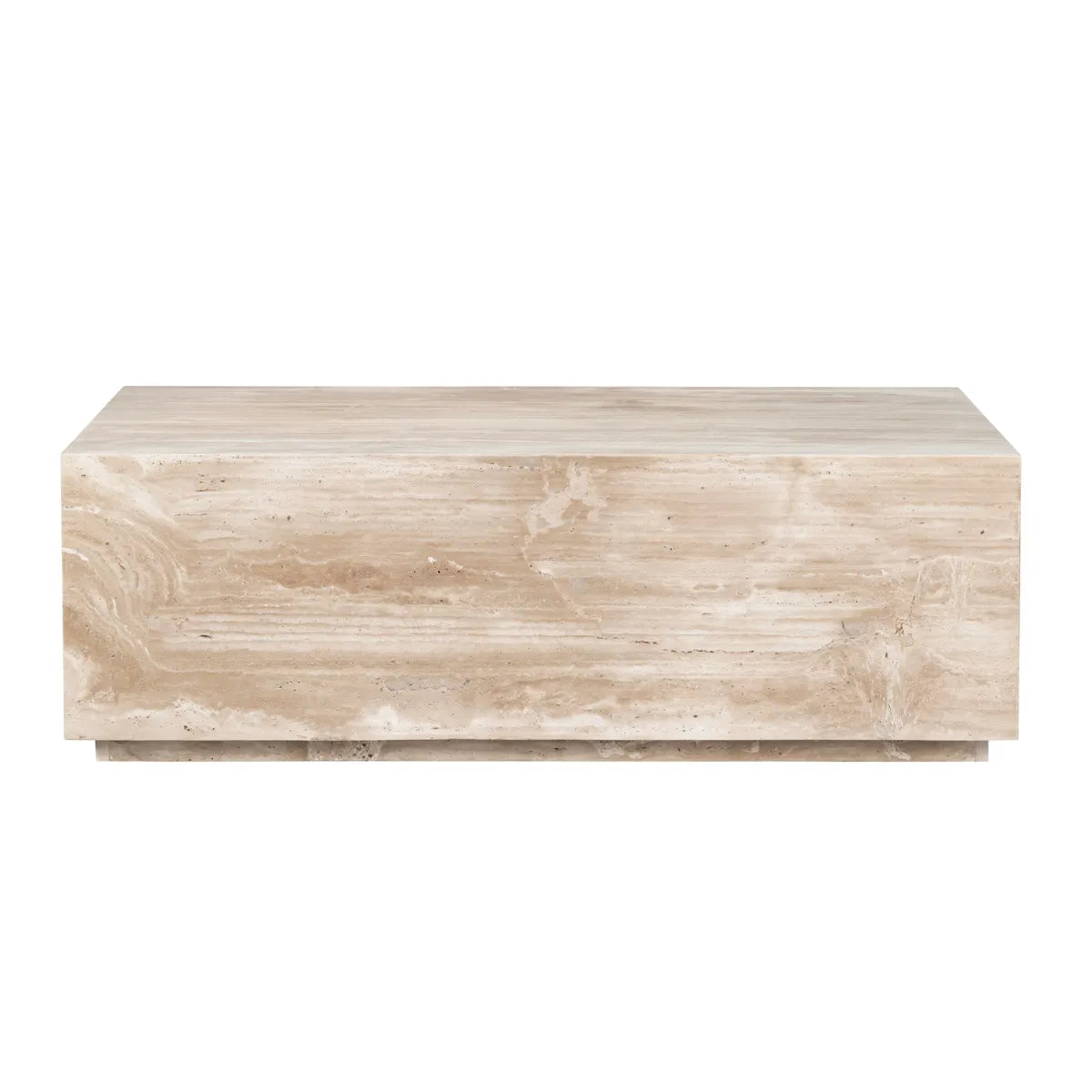 Kimbrough Travertine Cocktail or Coffee Table