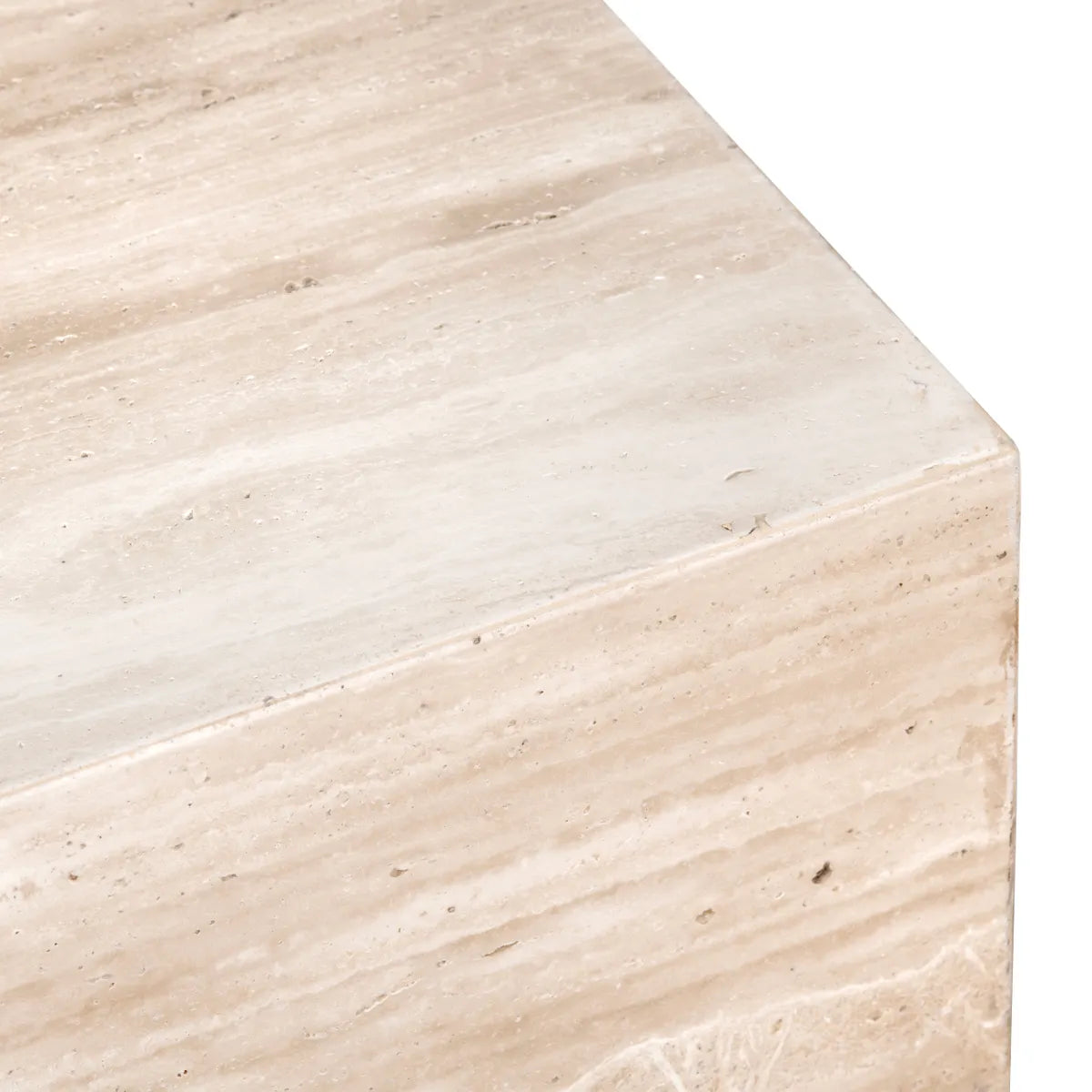 Kimbrough Travertine Cocktail or Coffee Table