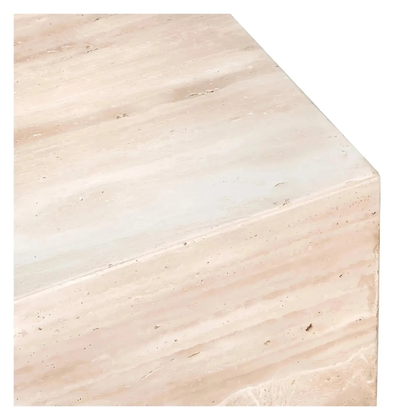 Kimbrough Travertine Cocktail or Coffee Table